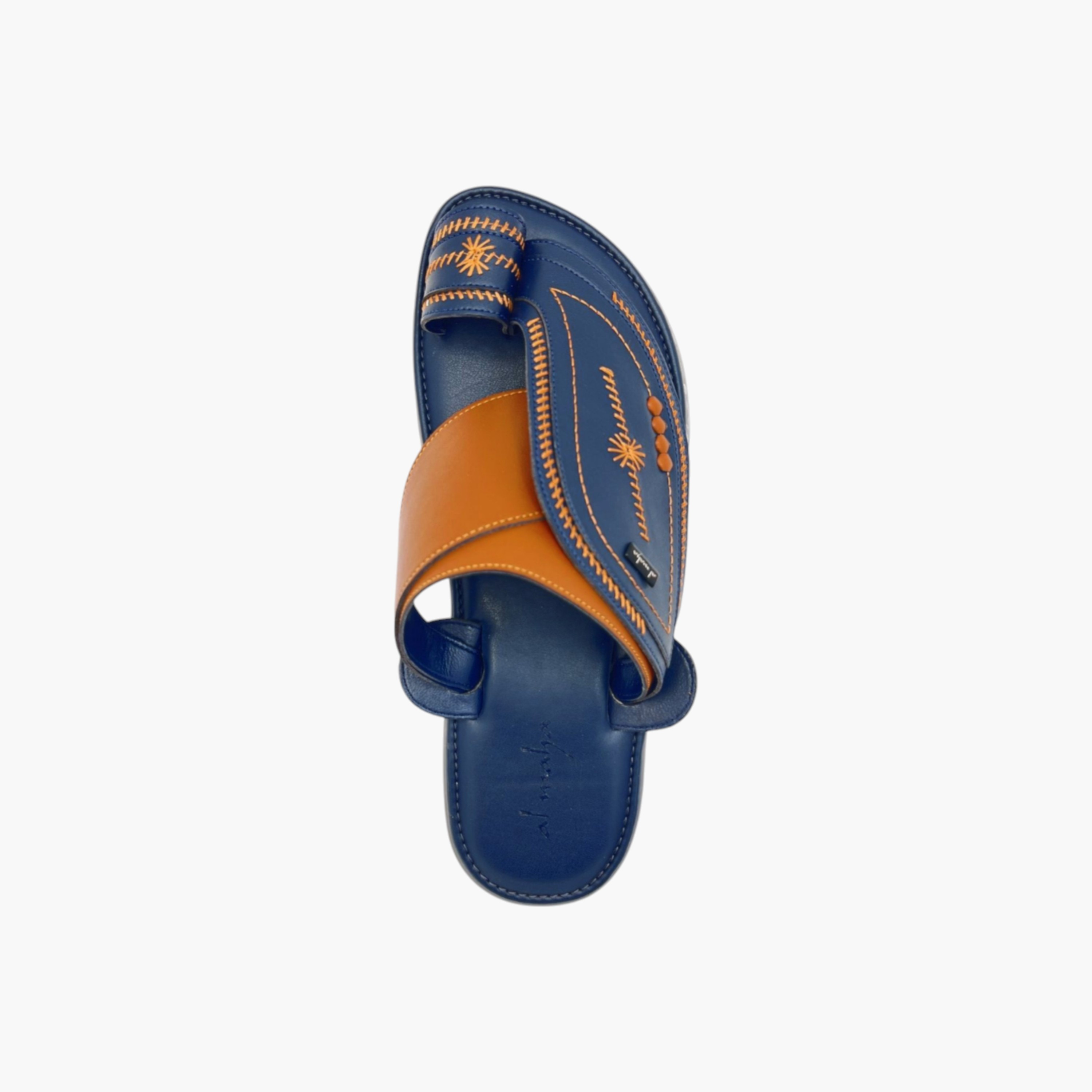 Al Waha Embroidered Slip-On Arabic Sandals-men-shoes-sandals-image-3