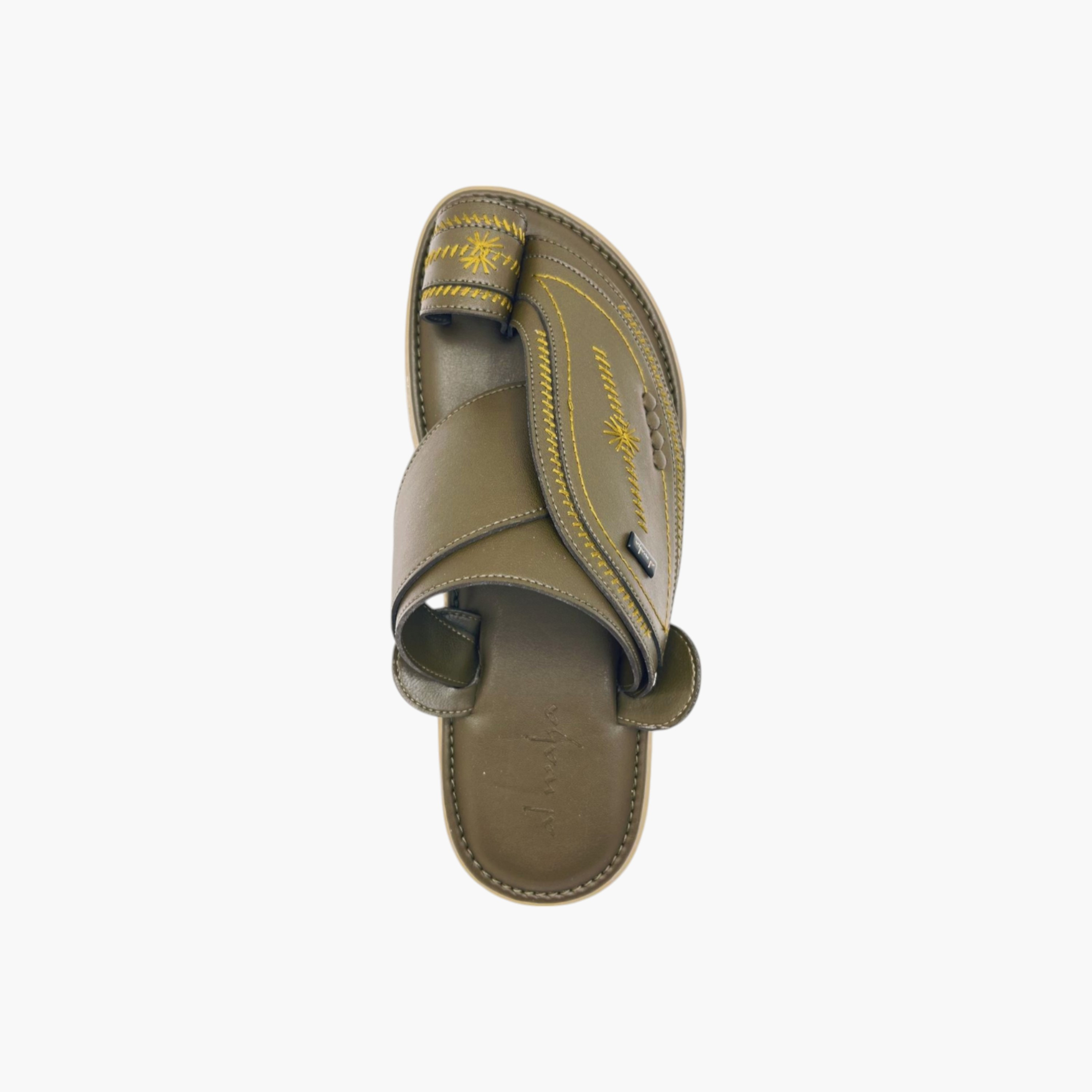 Al Waha Embroidered Slip-On Arabic Sandals-men-shoes-sandals-image-3