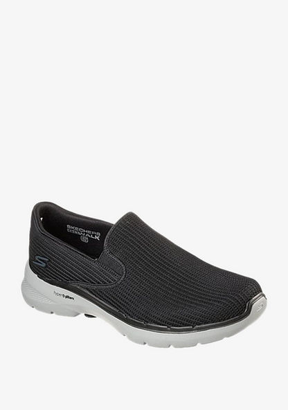 Skechers Men's Go Walk 6 Slip-On Shoes - 216201-BKGY-Men%27s Sports Shoes-image-0