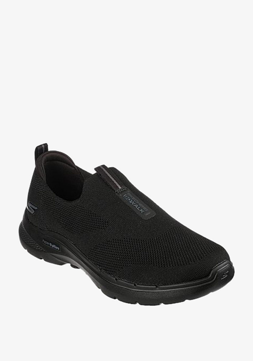 Skechers Men's Textured Slip-On Walking Shoes - GO WALK 6-Men%27s Sports Shoes-image-0