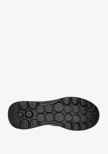 Skechers Men's Textured Slip-On Walking Shoes - GO WALK 6-Men%27s Sports Shoes-image-4