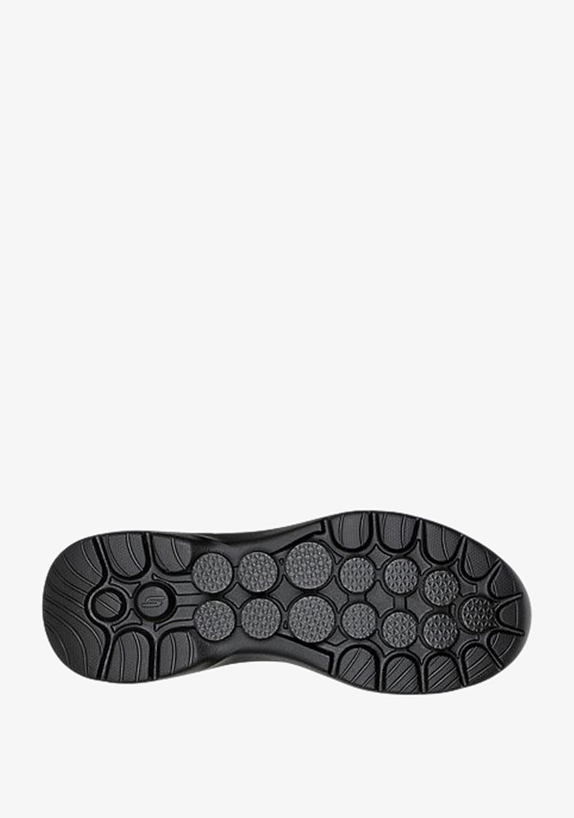Skechers Men's Textured Slip-On Walking Shoes - GO WALK 6-Men%27s Sports Shoes-image-3