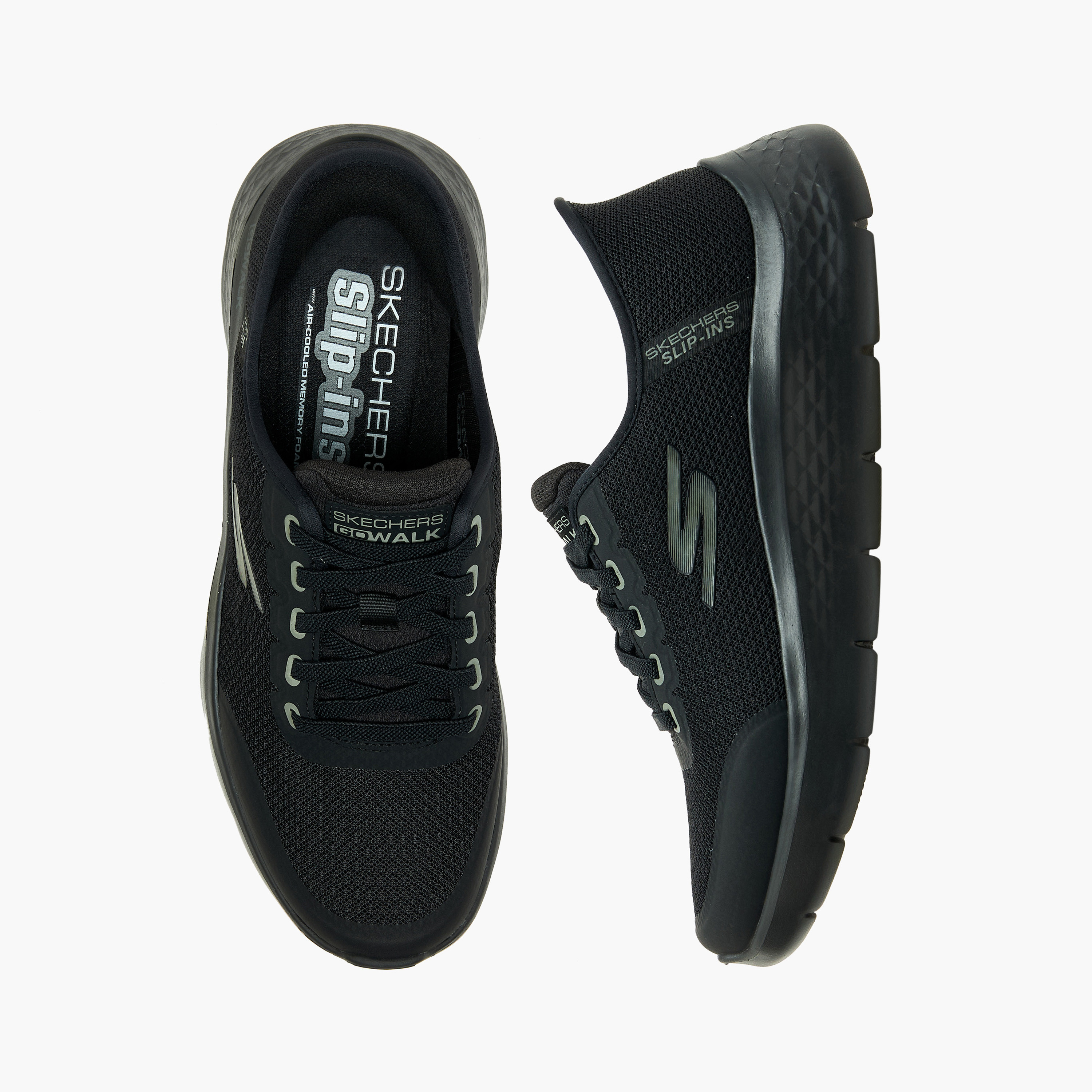 Skechers Men's GO WALK FLEX Bungee Lace Walking Shoes 216332 | OE-sports-men-shoes-image-16