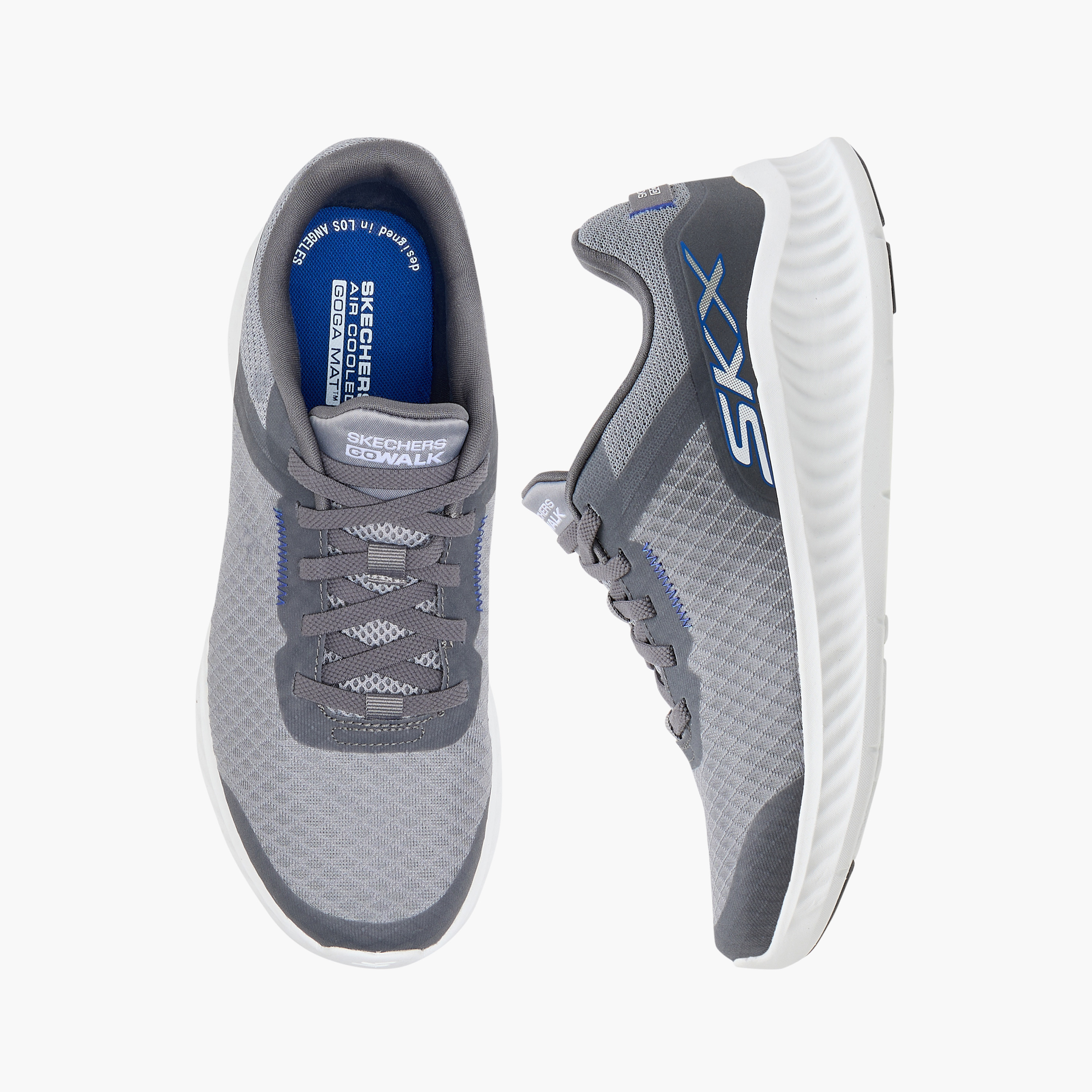 Skechers Men's GO WALK NOW Bungee Lace Walking Shoes 216374 | OE-sports-men-shoes-image-1