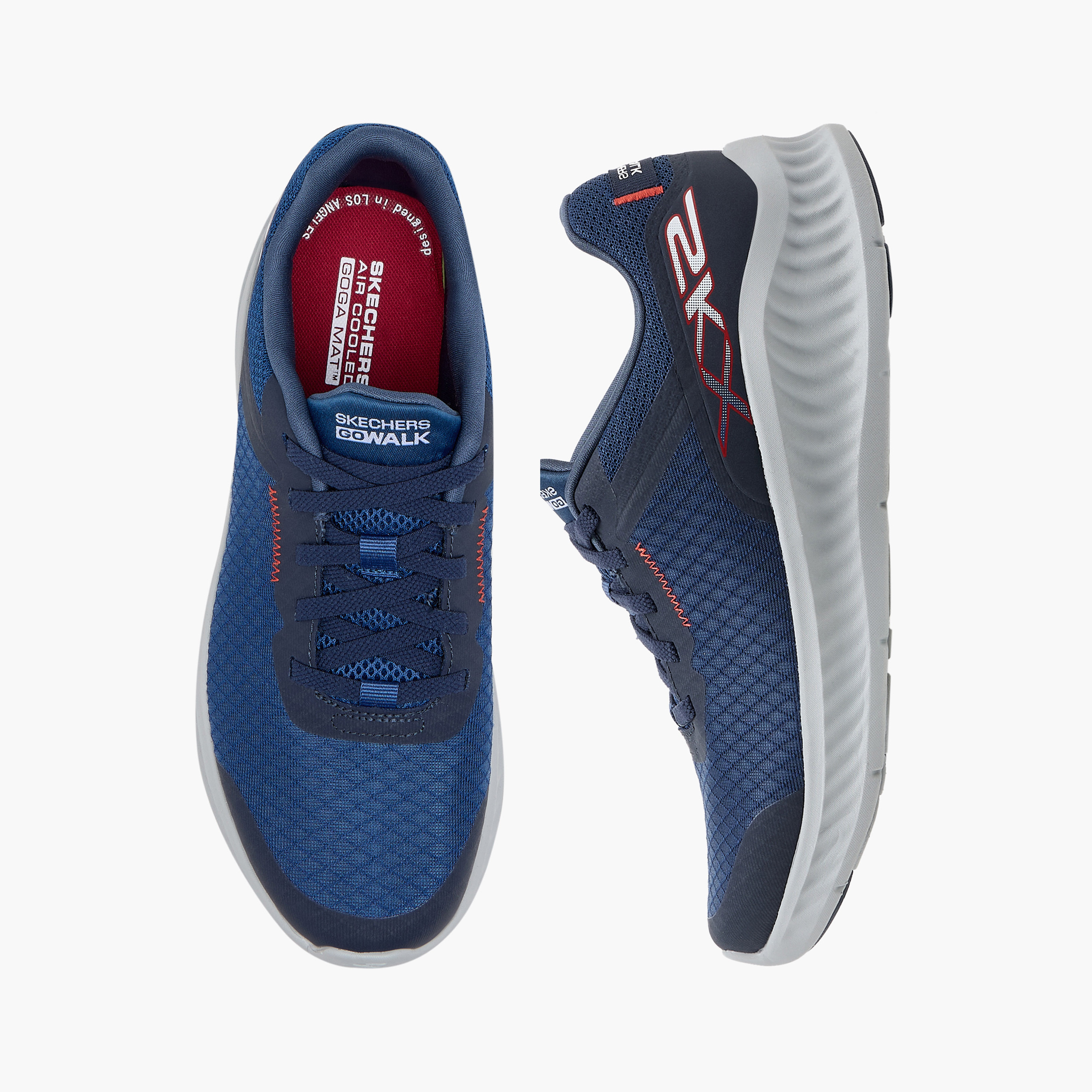 Skechers Men's GO WALK NOW Bungee Lace Walking Shoes 216374 | OE-sports-men-shoes-image-1