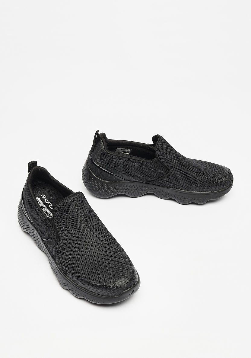 Skechers Men's Go Walk Massage Fit Ripple Slip-On Shoes - 216408-BBK-Men%27s Sports Shoes-image-0