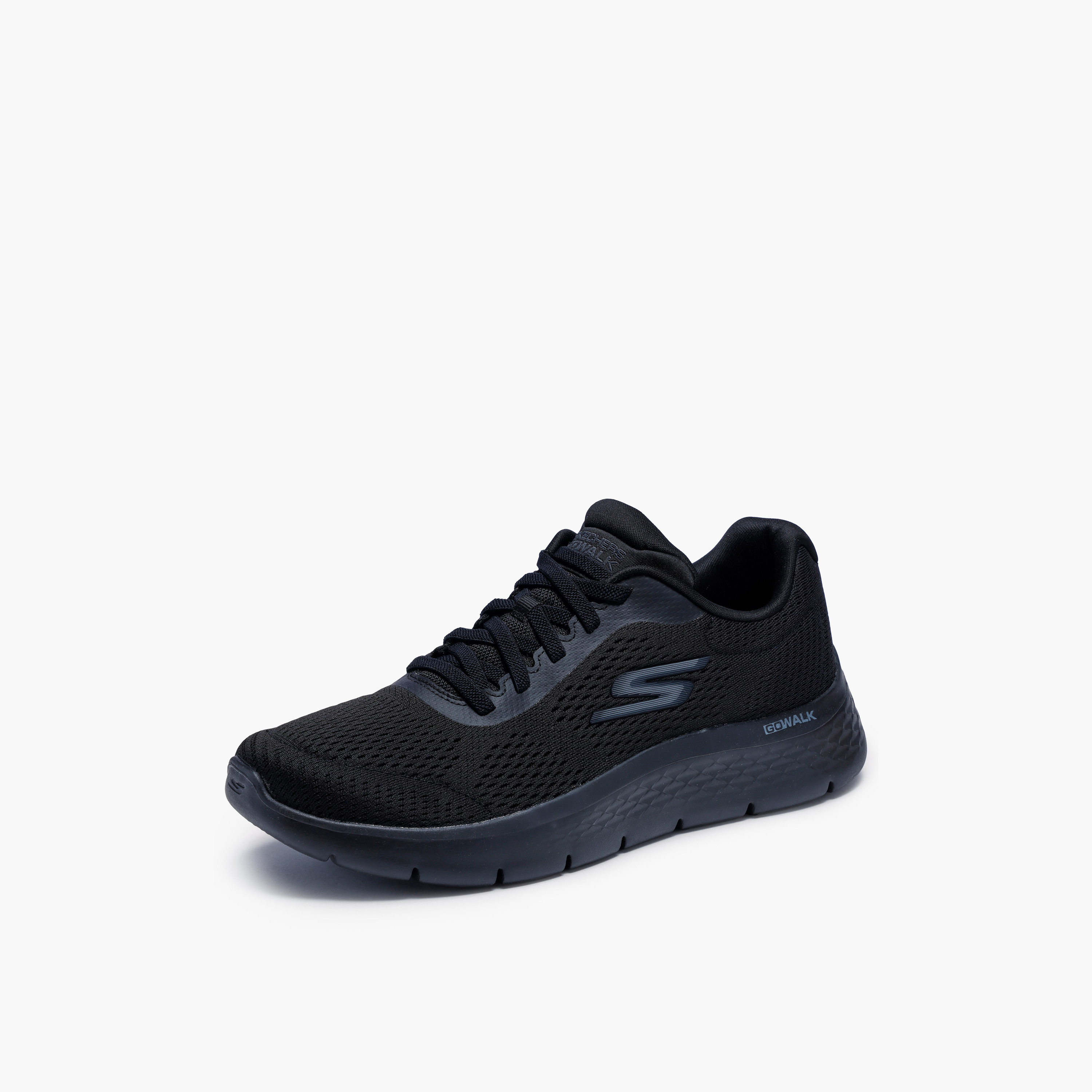 Skechers Men GO WALK FLEX Lace-Up Walking Shoes-sports-men-shoes-image-4