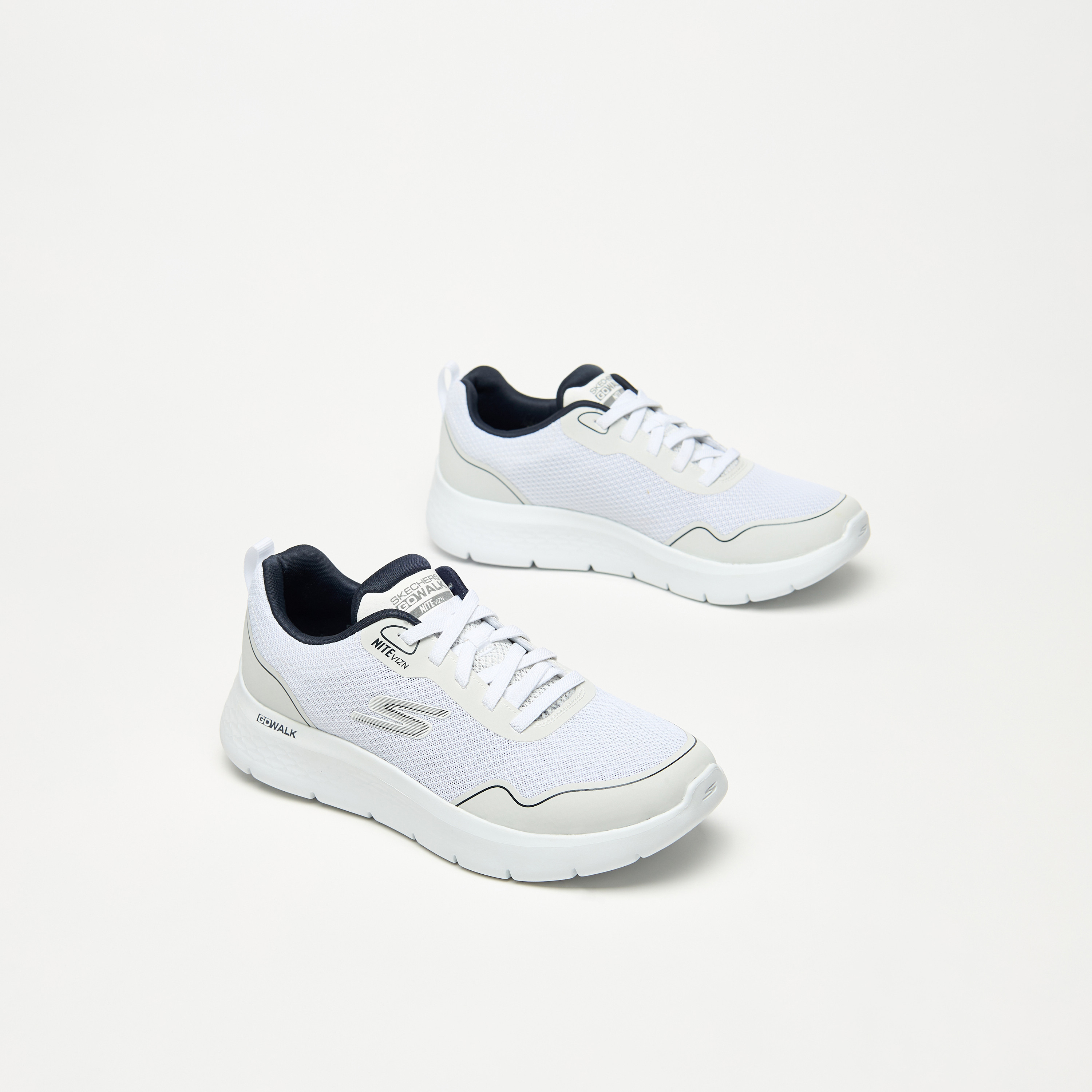 حذاء غوغا مات نعل داخلي بتبريد الهواء من سكيتشرز جو ووك فليكس للرجال | 216494-sports-men-shoes-image-17