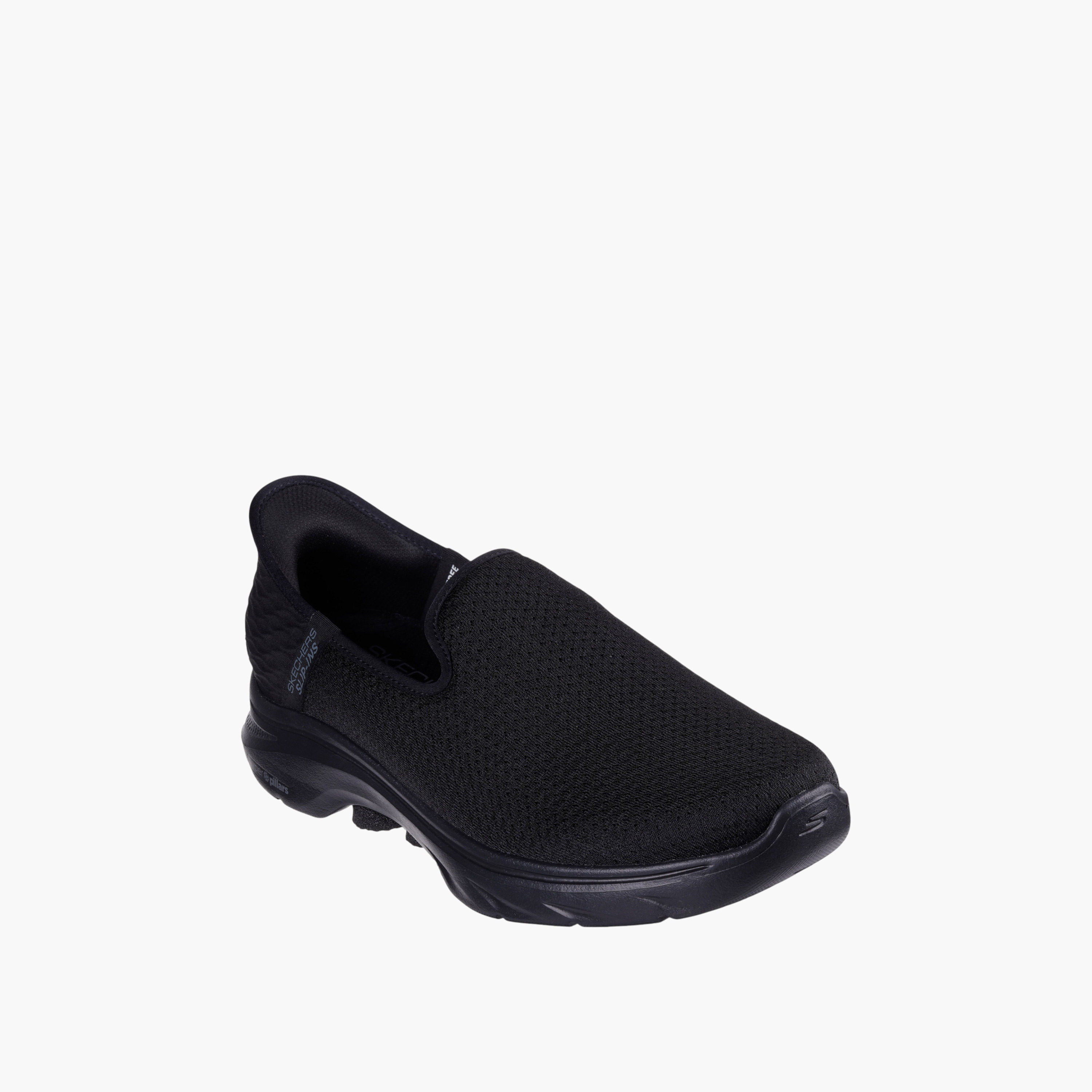 Shop Skechers Men's GO WALK 7 Slip-On Sneakers - 216551-BBK Online ...