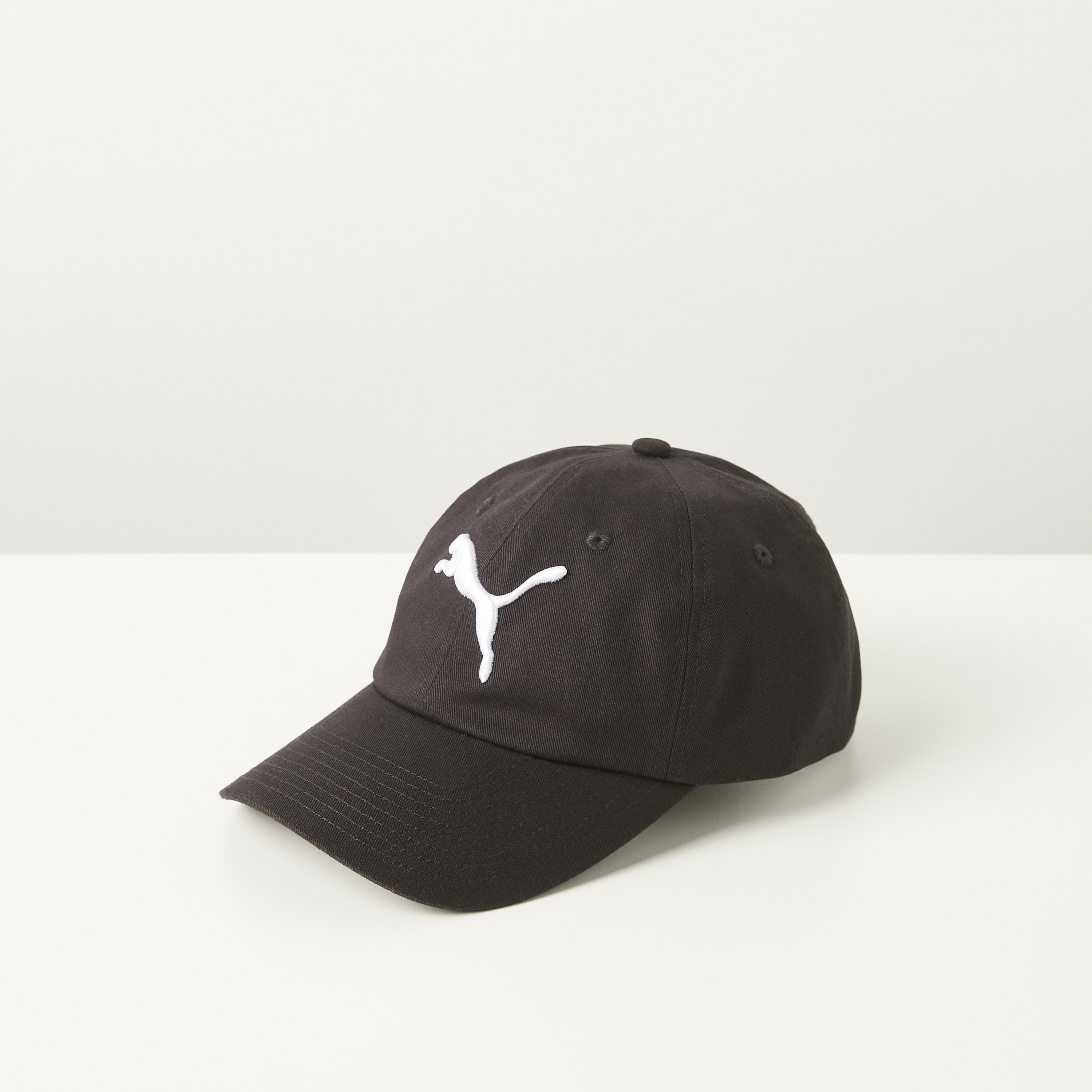 PUMA Logo Embroidered Cap with Hook and Loop Strap Closure-boys-clothing-sportswear-accessories-image-1