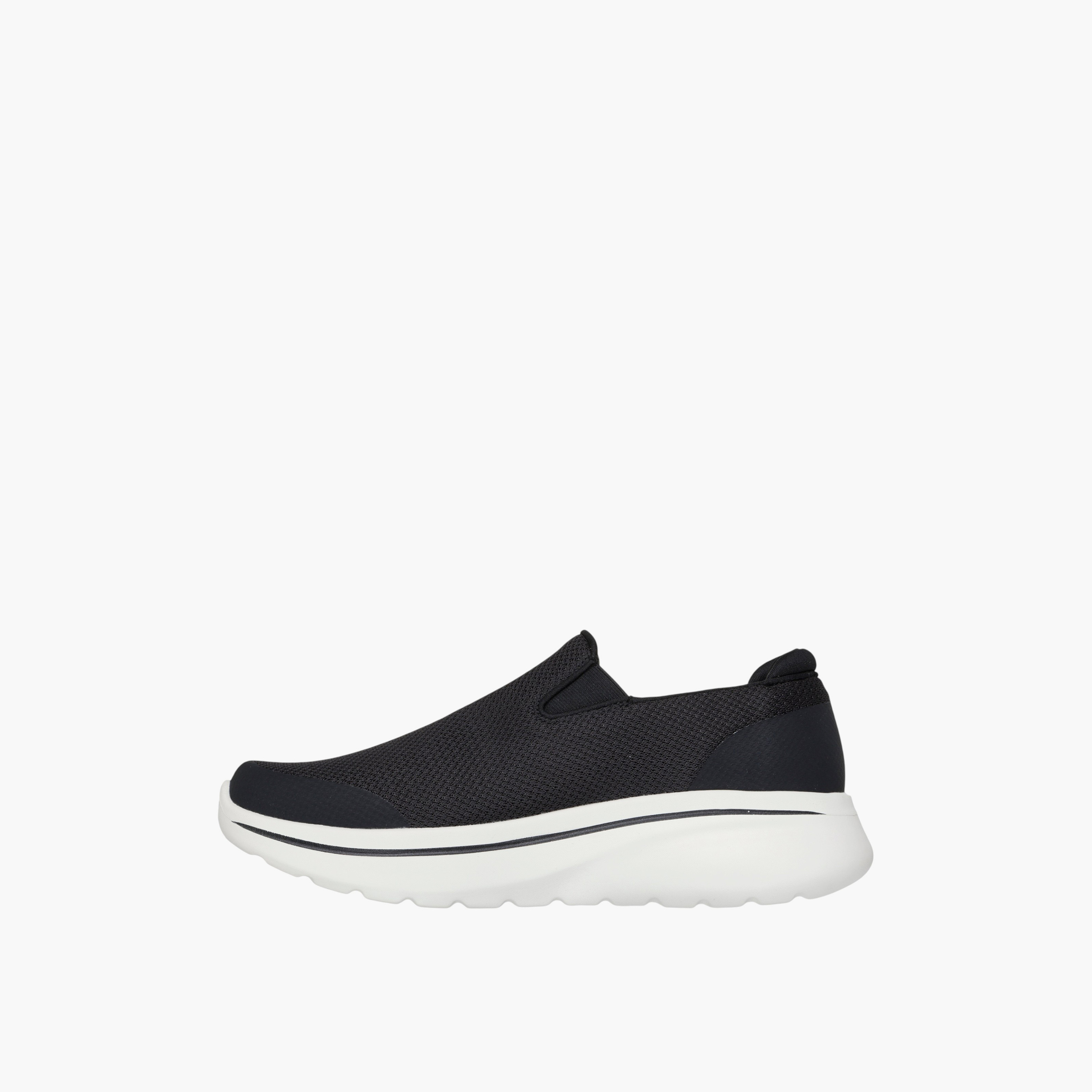 Skechers Men's GO WALK ARCH FIT N JOY Textured Slip-On Sports Shoes-sports-men-shoes-image-4