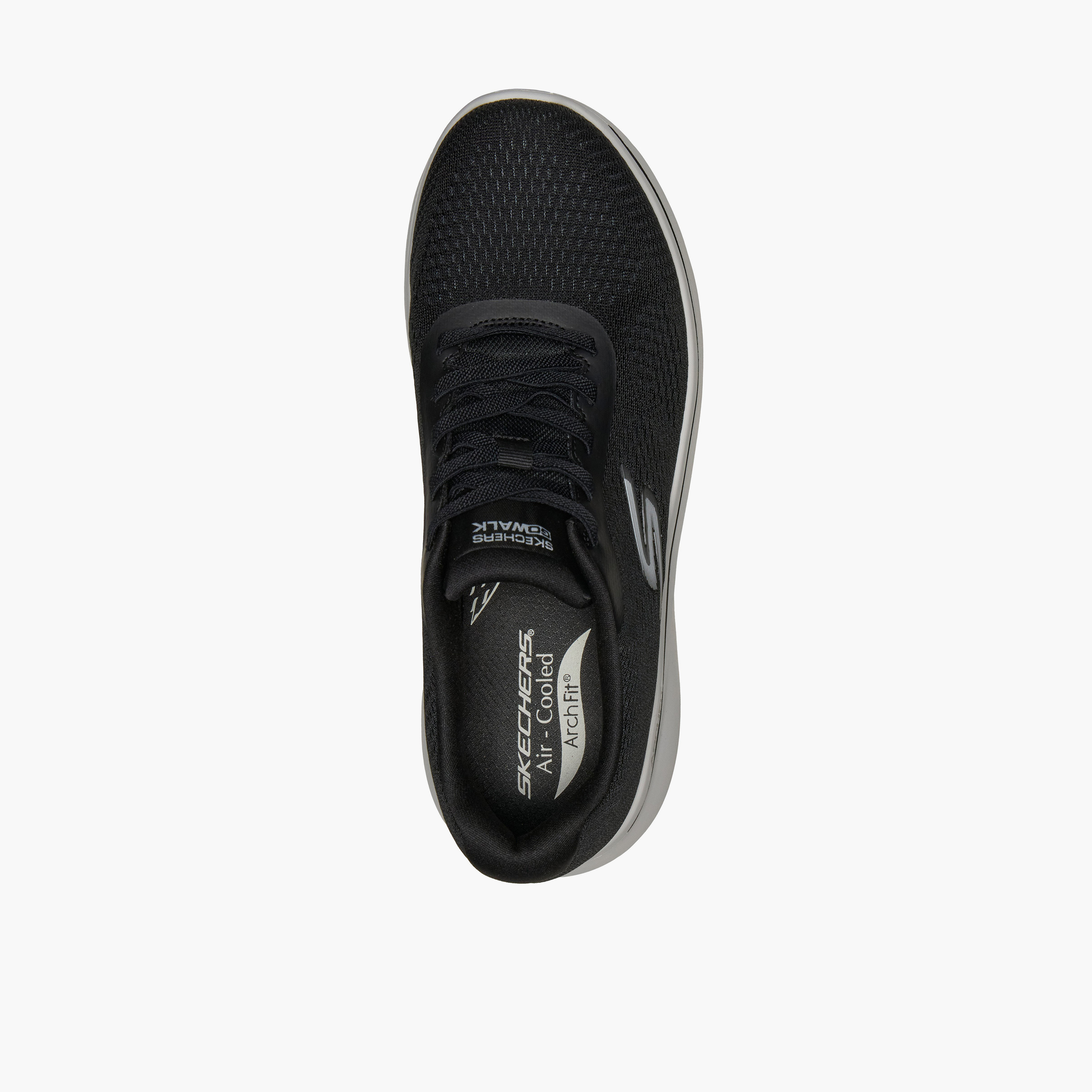 Skechers Men GO WALK ARCH FIT N-JOY Lace-Up Walking Shoes-sports-men-shoes-image-2
