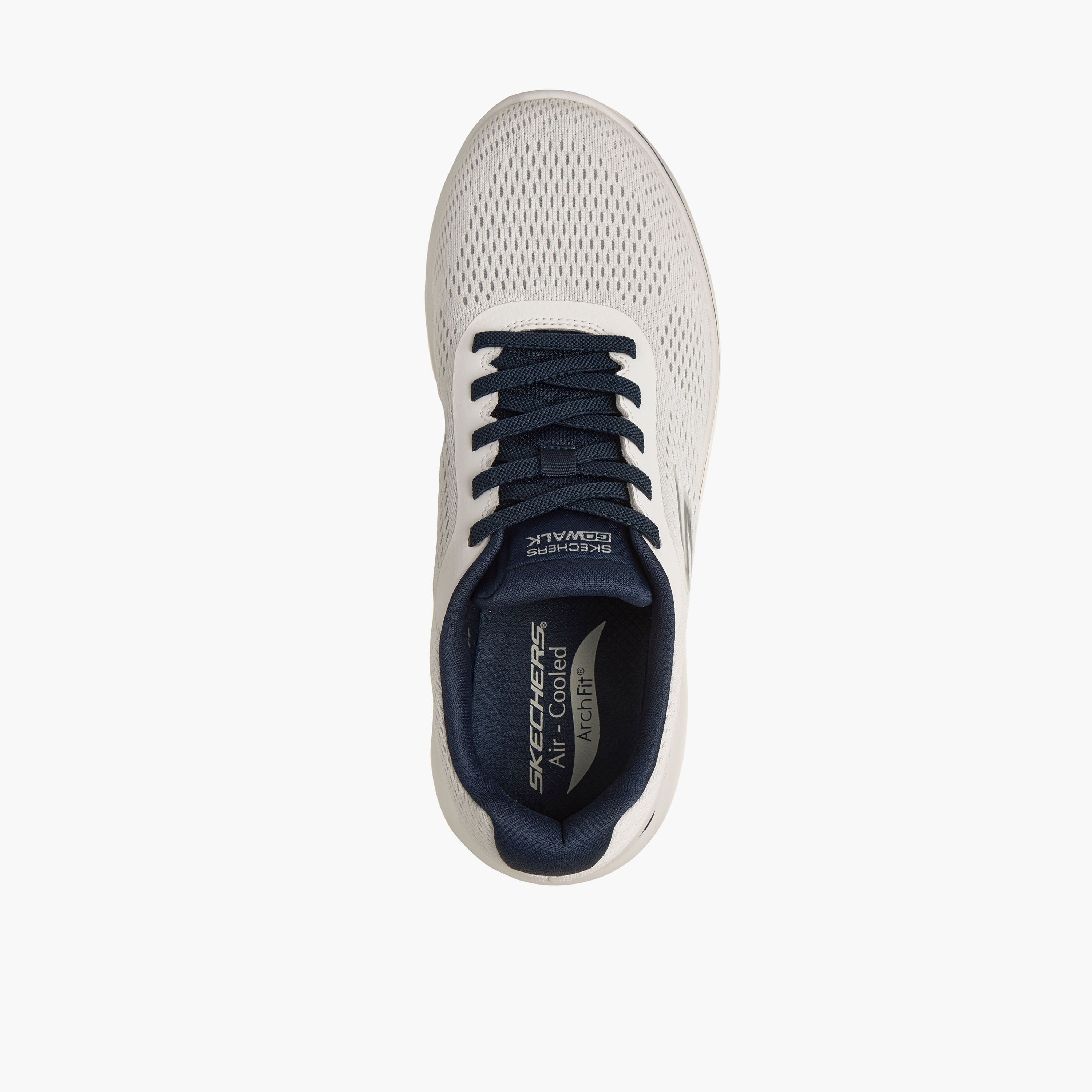 Skechers Men GO WALK ARCH FIT N-JOY Lace-Up Walking Shoes-sports-men-shoes-image-2