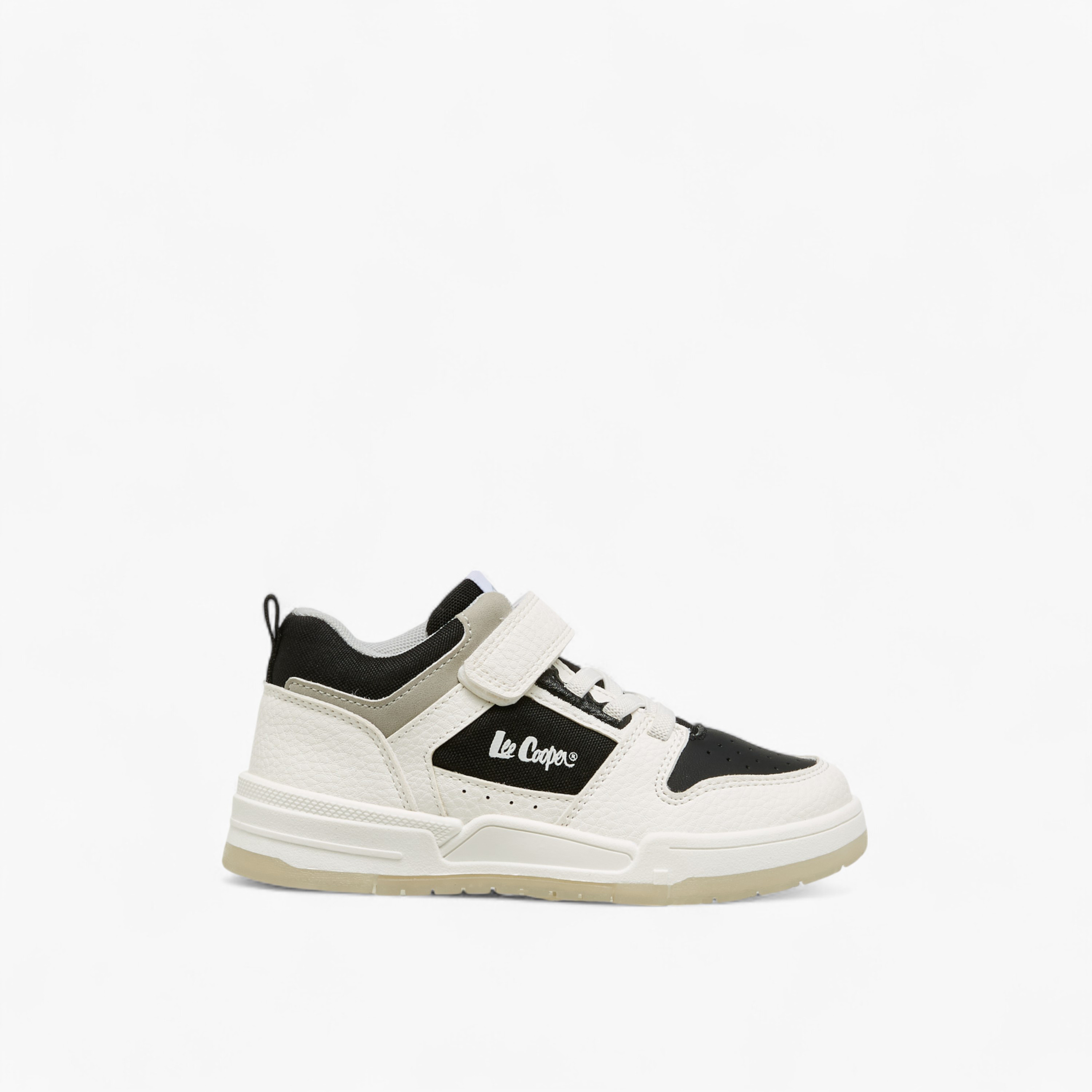 Lee Cooper Boys' Panelled Sneakers with Hook and Loop Closure-boys-shoes-sneakers-image-3