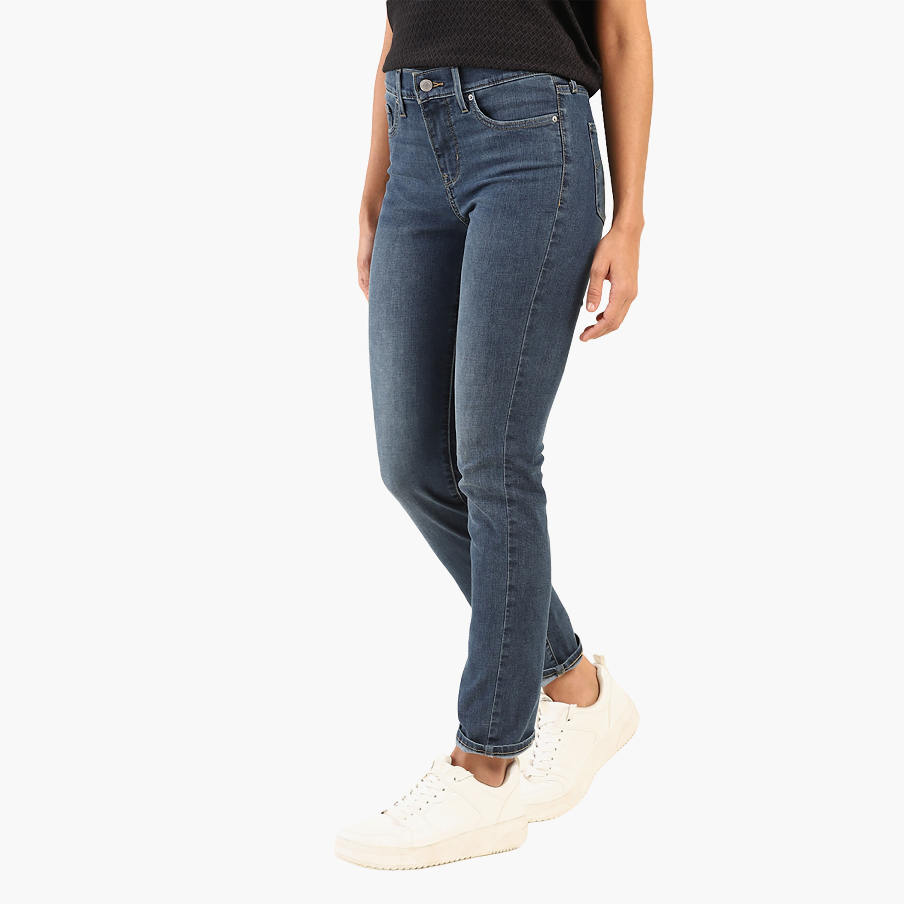 Levi's 312 Slim Fit Blue 5 Pockets Women's Jeans-women-clothing-bottoms-jeans-image-3