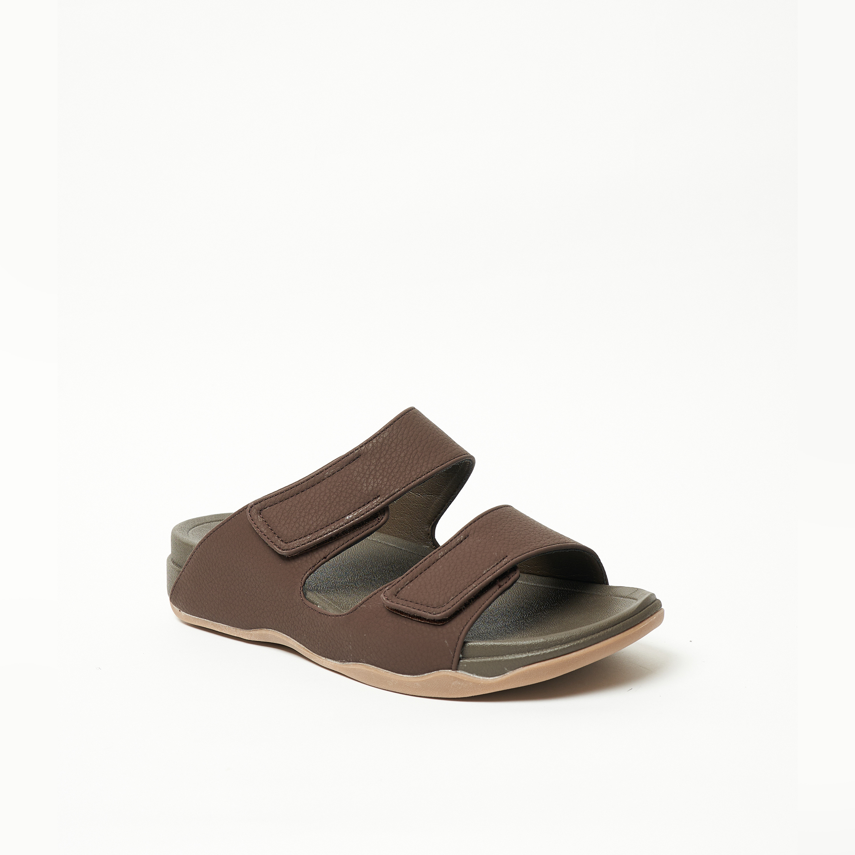 جيومني- صندل جاسينتو خطاف وحلقة للرجال | 21897-3-COFFEE-men-shoes-sandals-image-1