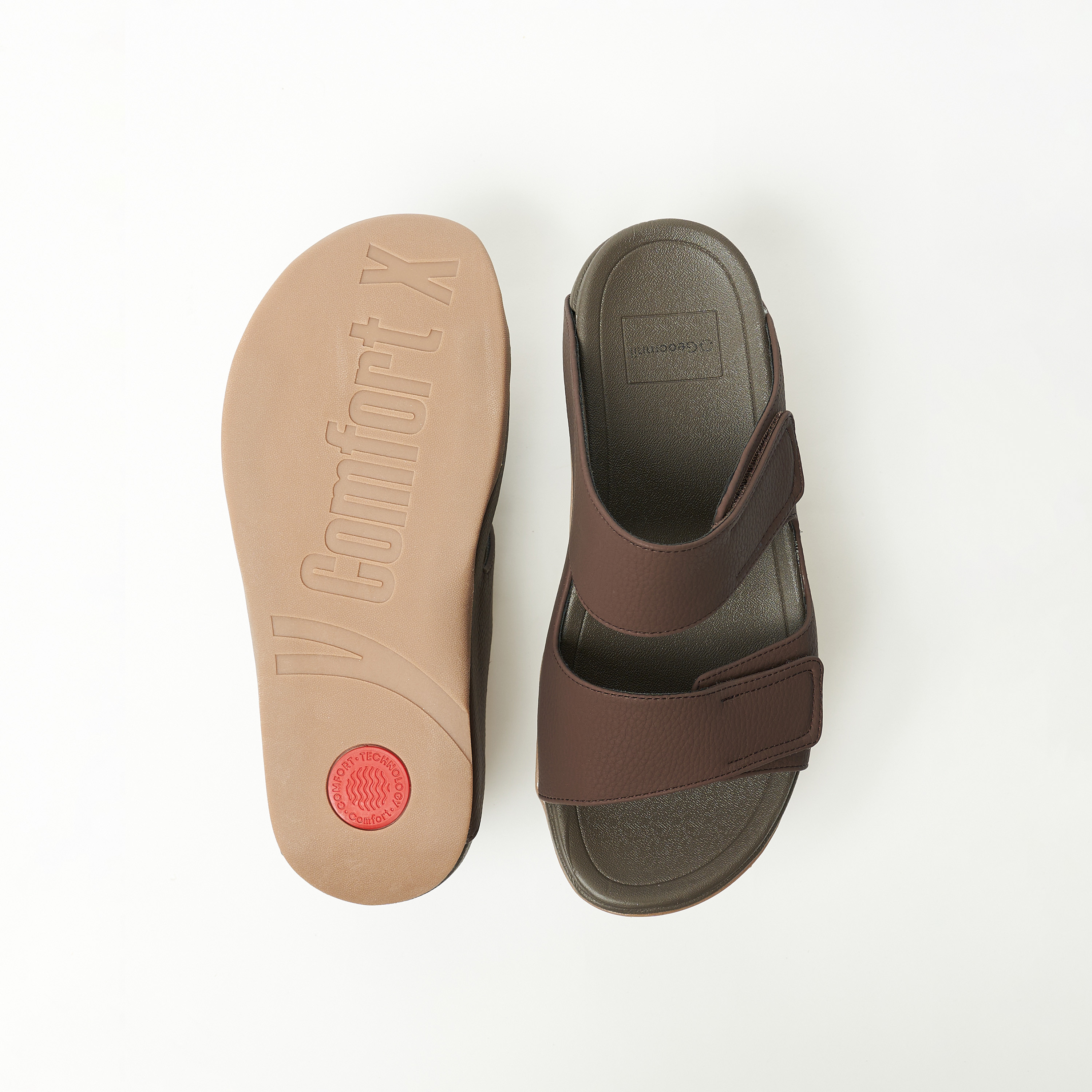 جيومني- صندل جاسينتو خطاف وحلقة للرجال | 21897-3-COFFEE-men-shoes-sandals-image-2