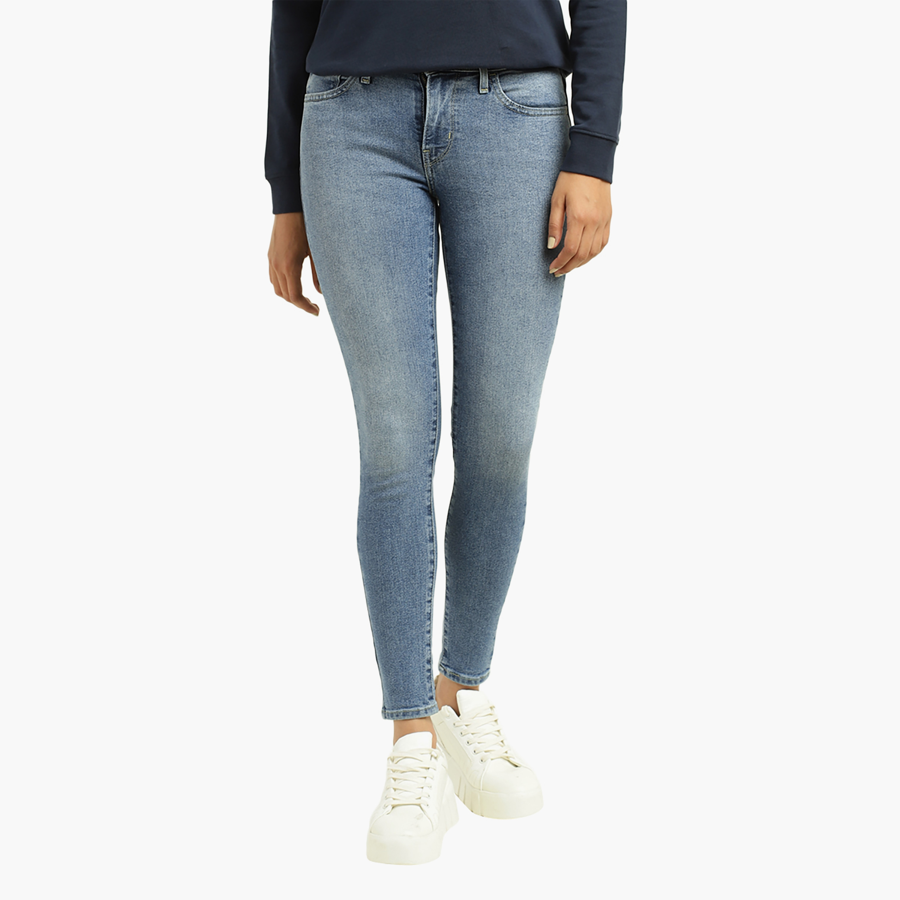 بنطلون جينز نسائي من Levi's 311 ذو قصة ضيقة باللون الأزرق و5 جيوب-women-clothing-bottoms-jeans-image-1