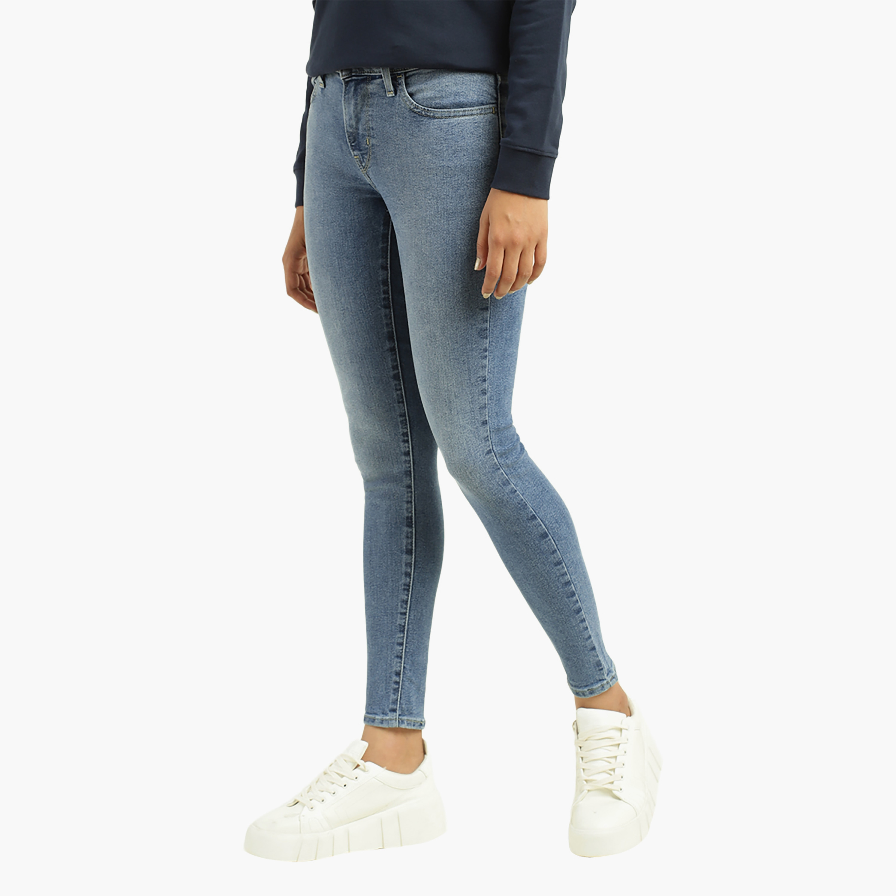 Levi's 311 Skinny Fit Blue 5 Pockets Women's Jeans-women-clothing-bottoms-jeans-image-3