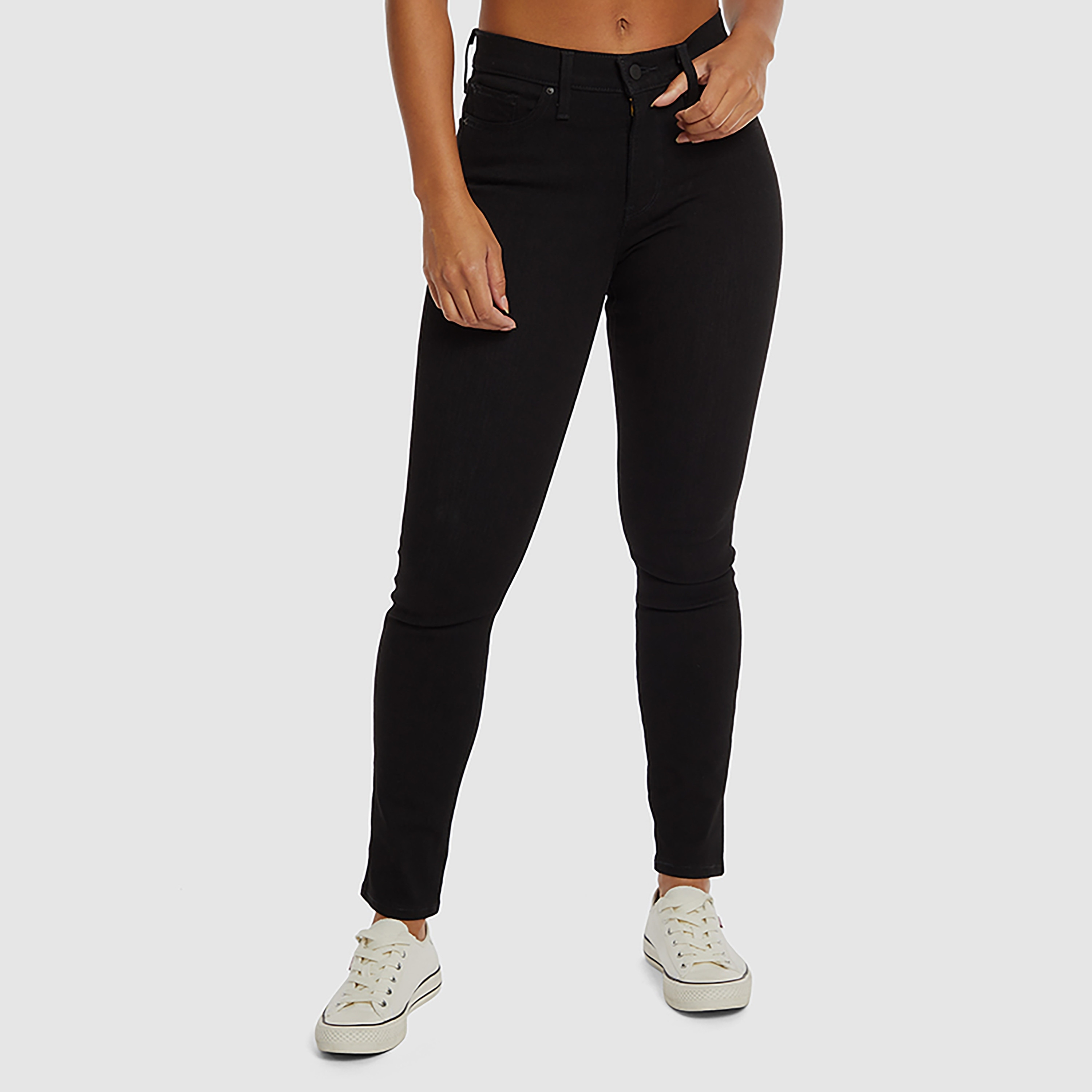 Levi's 311 Skinny Fit Black Plain Women's Jeans-women-clothing-bottoms-jeans-image-1
