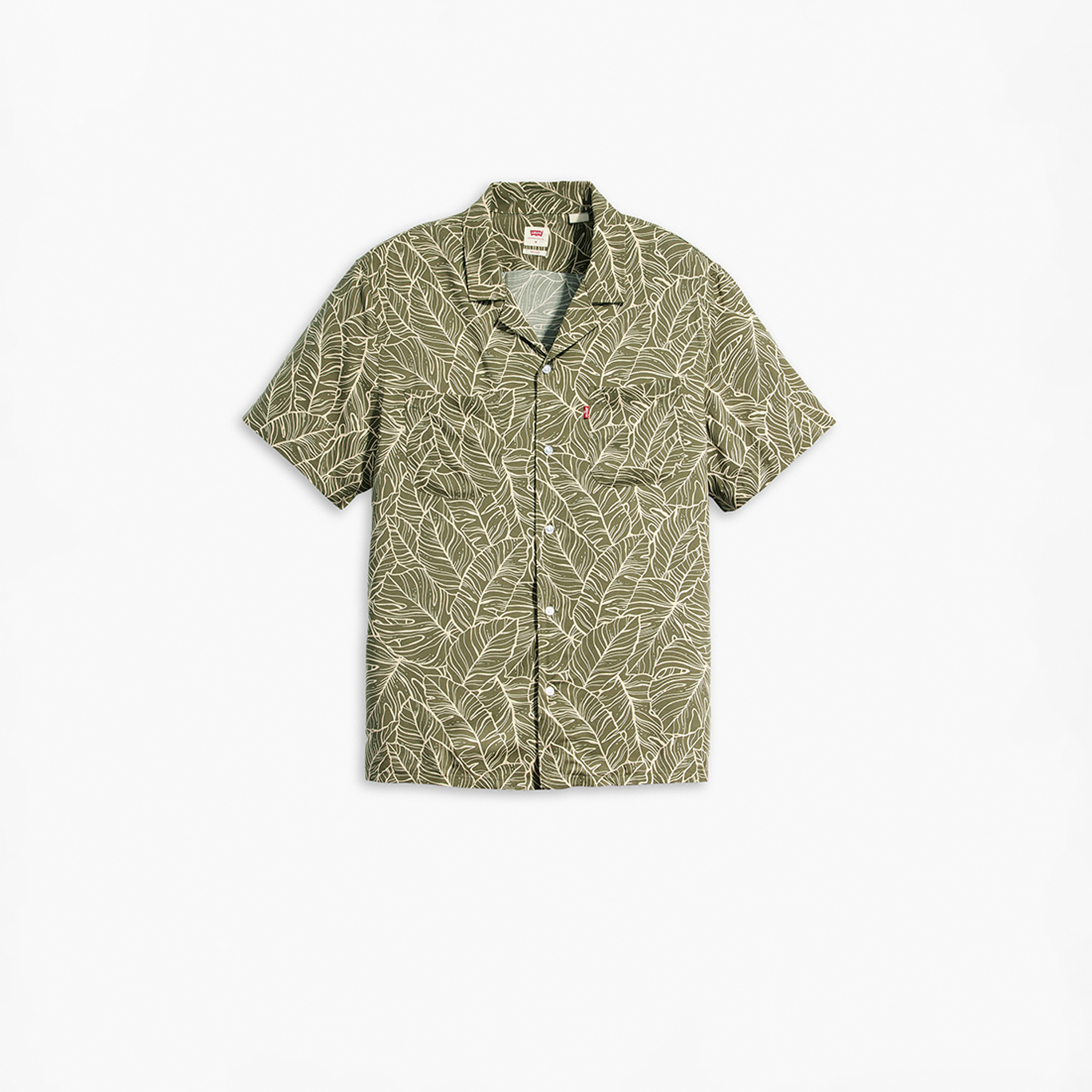 Levi's Men's Relaxed Fit Printed Collared Short Sleeves Dress Shirt-men-clothing-shirts-image-2