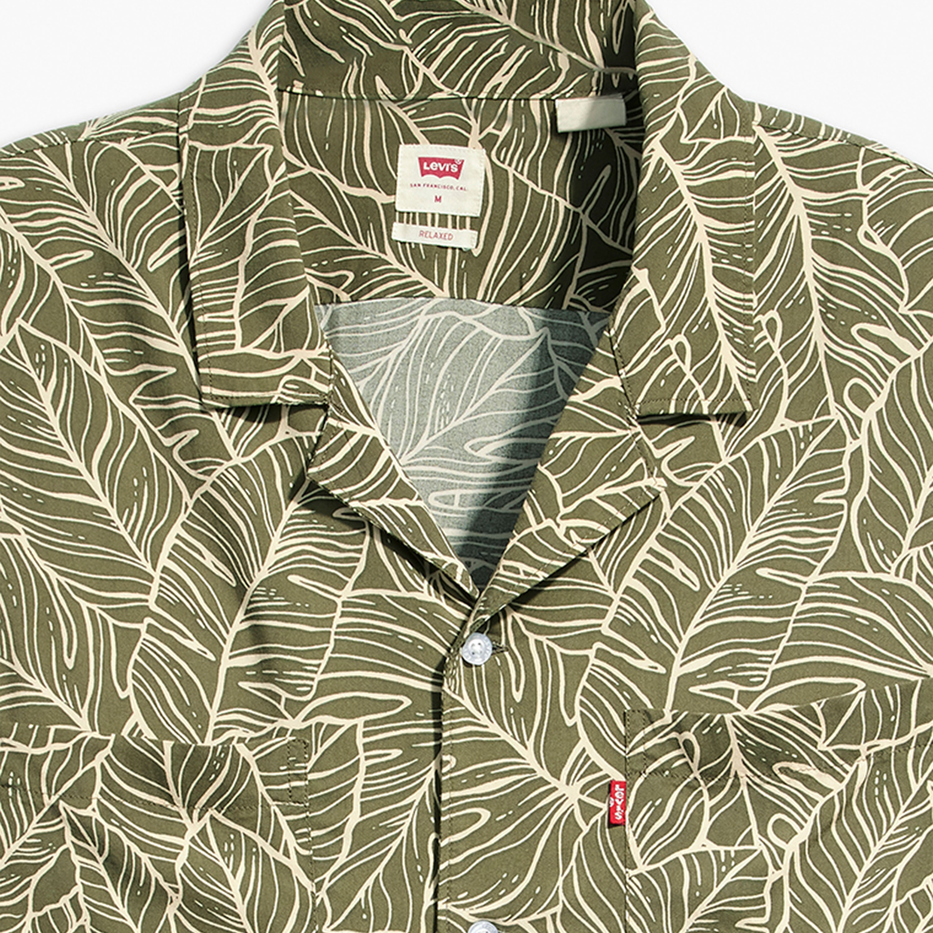 Levi's Men's Relaxed Fit Printed Collared Short Sleeves Dress Shirt-men-clothing-shirts-image-4