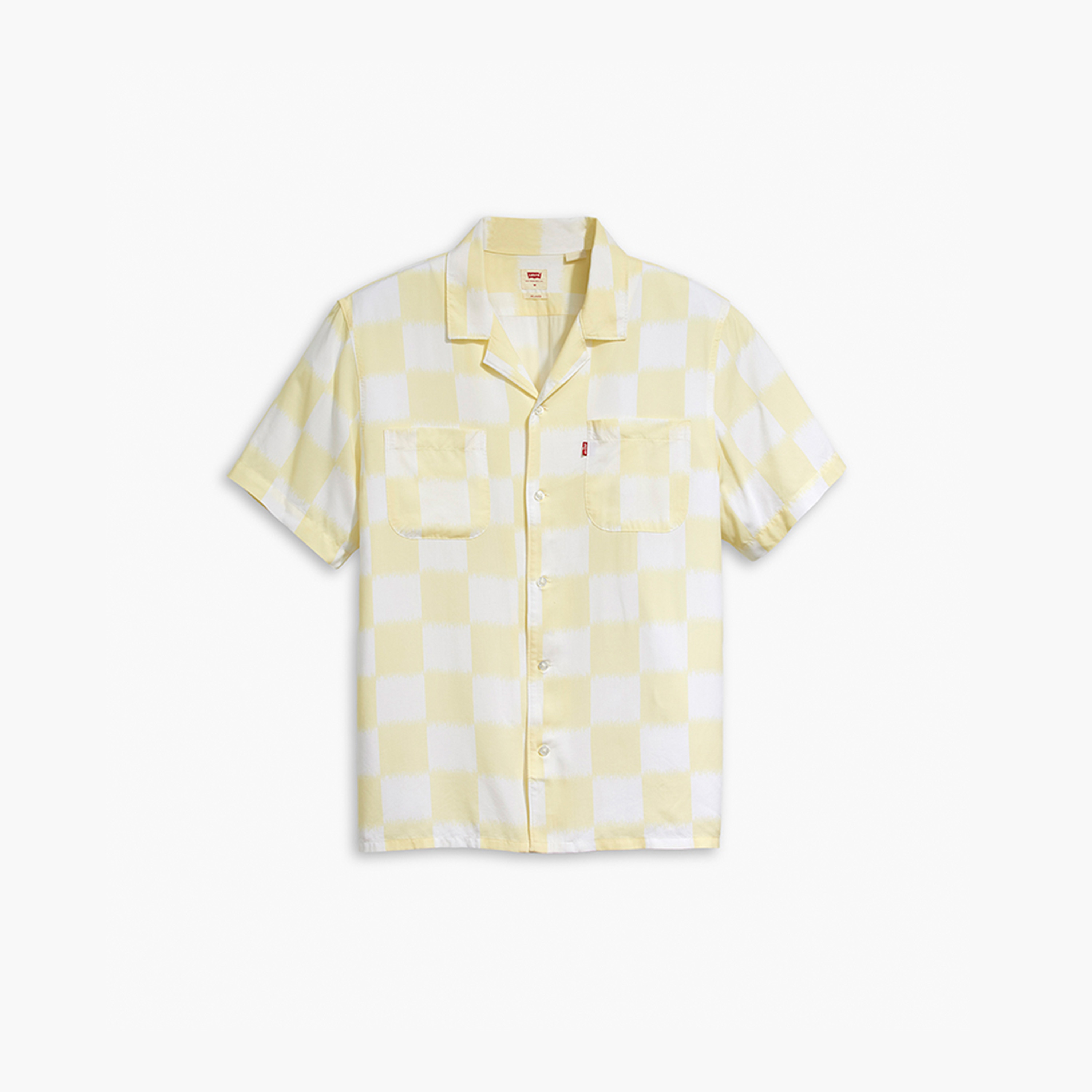 Levi's Men's Relaxed Fit Printed Collared Short Sleeves Dress Shirt-men-clothing-shirts-image-2