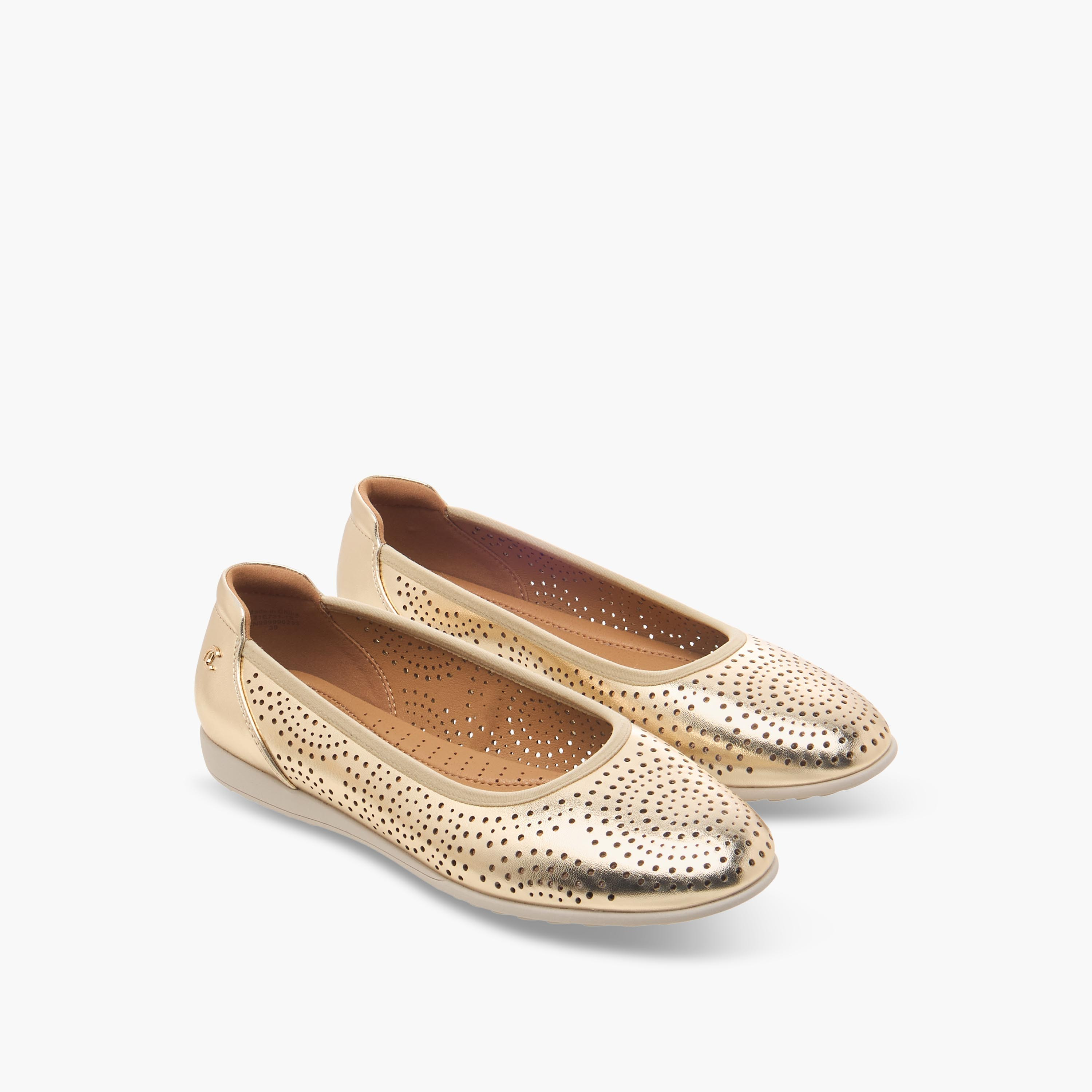 حذاء باليرينا بثقوب للنساء من لو كونفورت-women-shoes-ballerinas-image-1