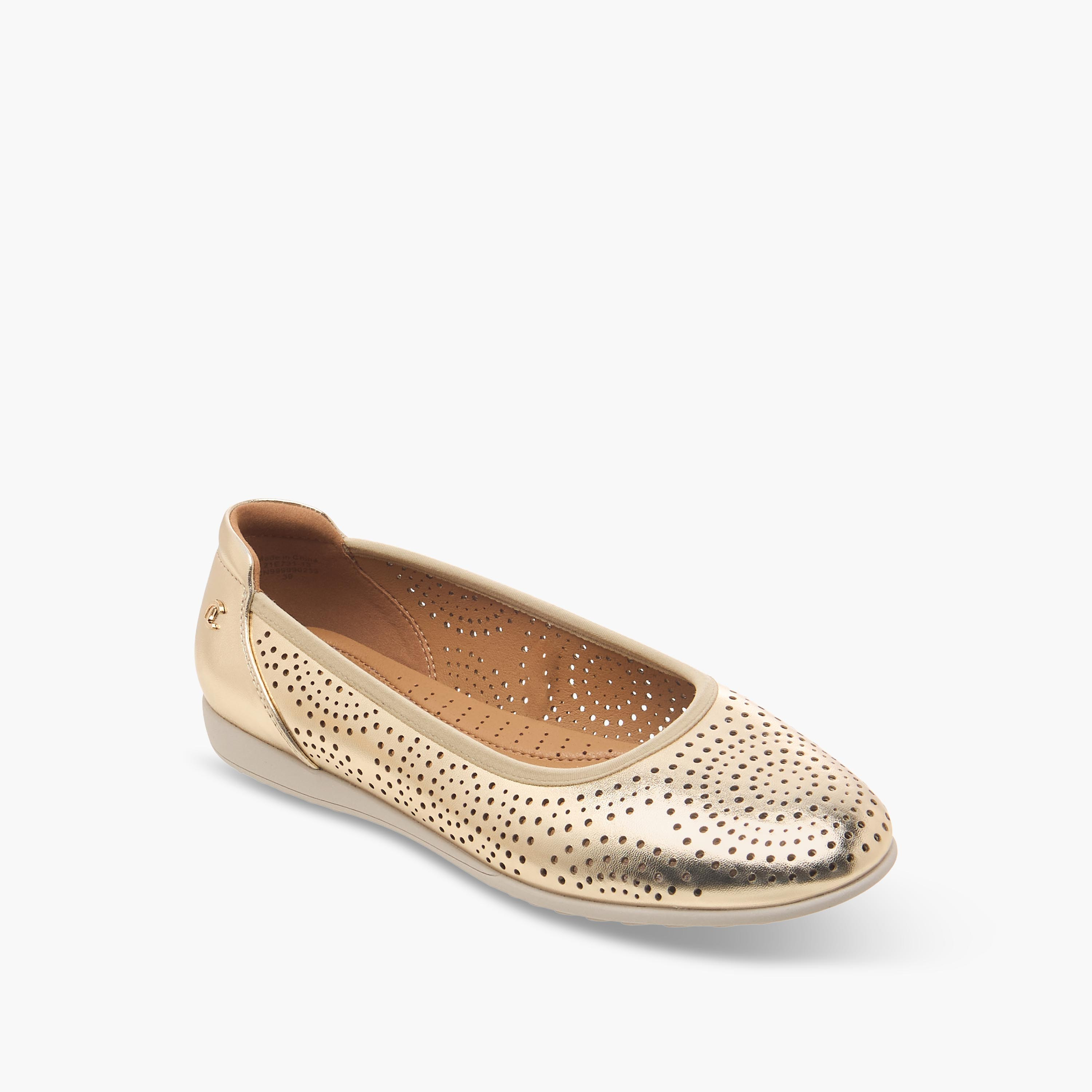 حذاء باليرينا بثقوب للنساء من لو كونفورت-women-shoes-ballerinas-image-2