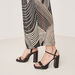 Celeste Women's Textured Ankle Strap Platform Sandals with Block Heels-Women%27s Heel Sandals-thumbnailMobile-1