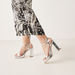 Celeste Women's Textured Ankle Strap Platform Sandals with Block Heels-Women%27s Heel Sandals-thumbnailMobile-1