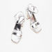Celeste Women's Textured Ankle Strap Platform Sandals with Block Heels-Women%27s Heel Sandals-thumbnailMobile-2