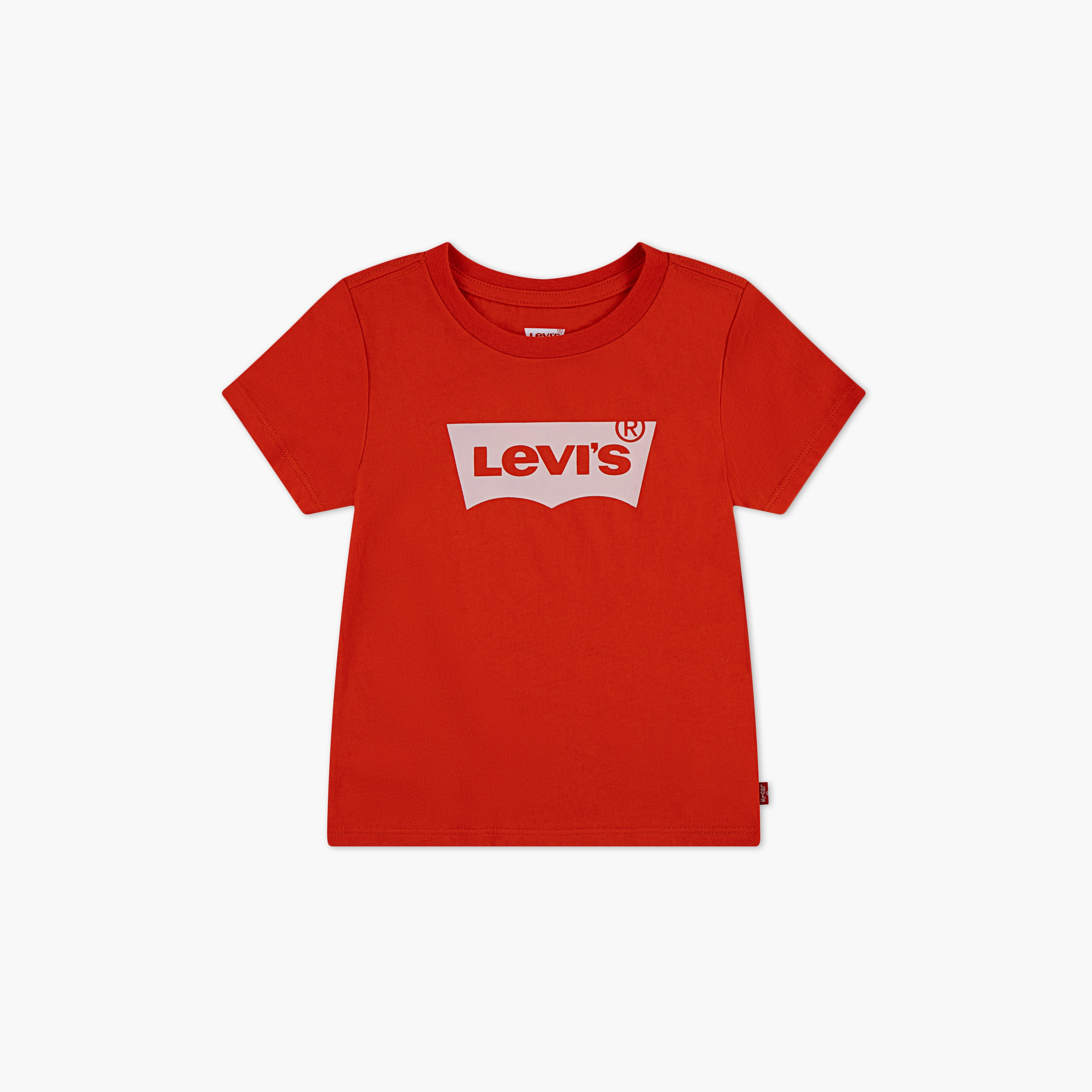 تي شيرت بطبعة شعار بات وينج من ليفايس-girls-clothing-tshirts-image-1