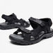 Le Confort Solid Floaters with Hook and Loop Closure-Men%27s Sandals-thumbnailMobile-5