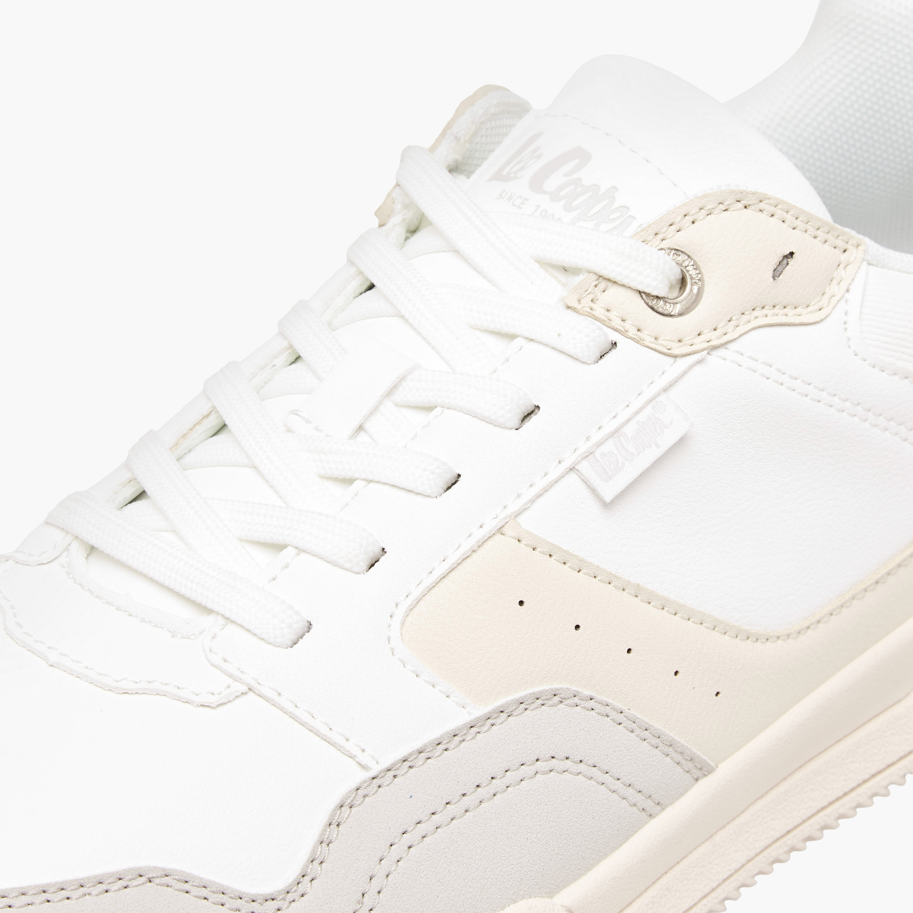 Lee Cooper Men's Panelled Sneakers with Lace-Up Closure-men-shoes-sneakers-image-4