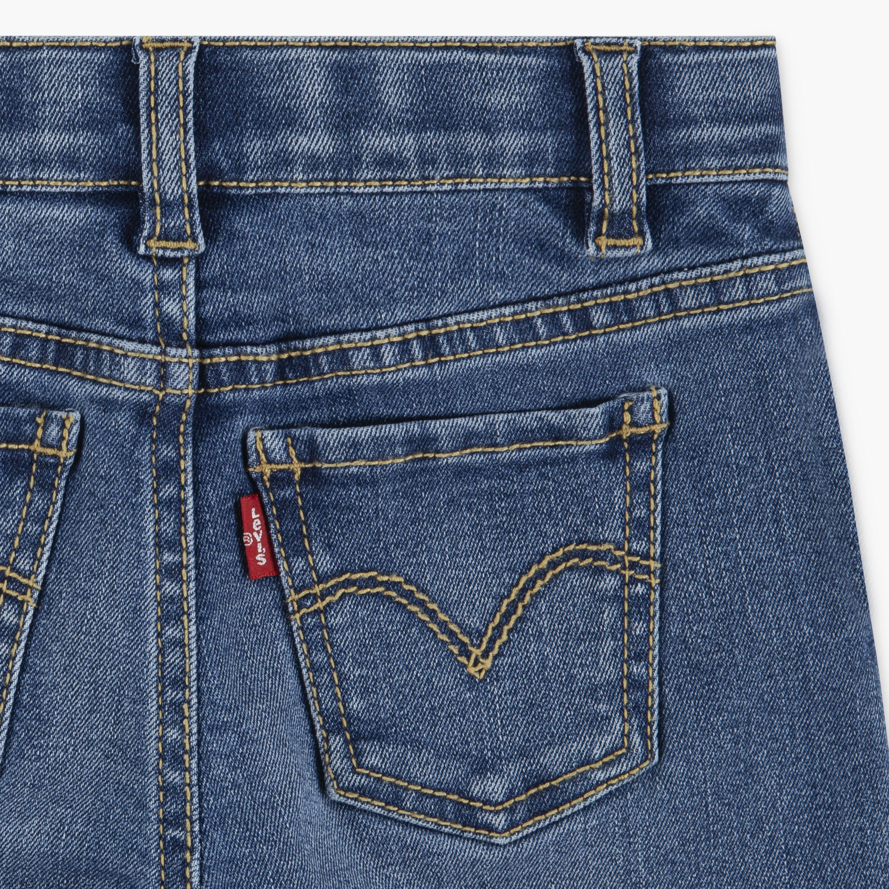 Levi’s 2-Piece Teddy Bear Printed Puffed Sleeves Top with Wide Legged Jeans-girls-clothing-setsandcoords-image-4