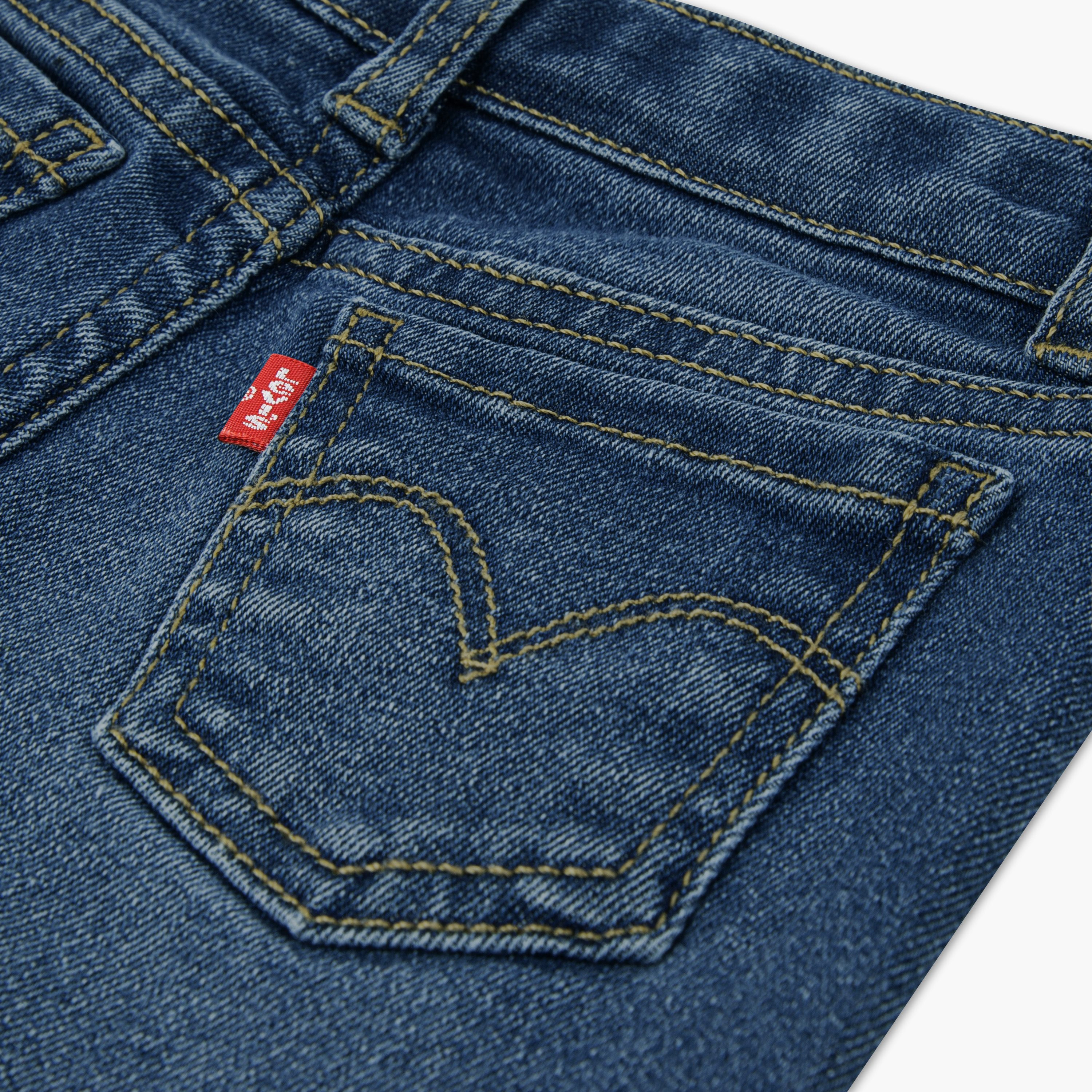 Levi’s 2-Piece Teddy Bear Printed Puffed Sleeves Top with Wide Legged Jeans-girls-clothing-setsandcoords-image-6