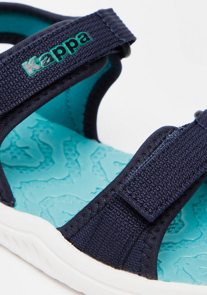 Kappa Boys' Textured Floaters with Hook and Loop Closure