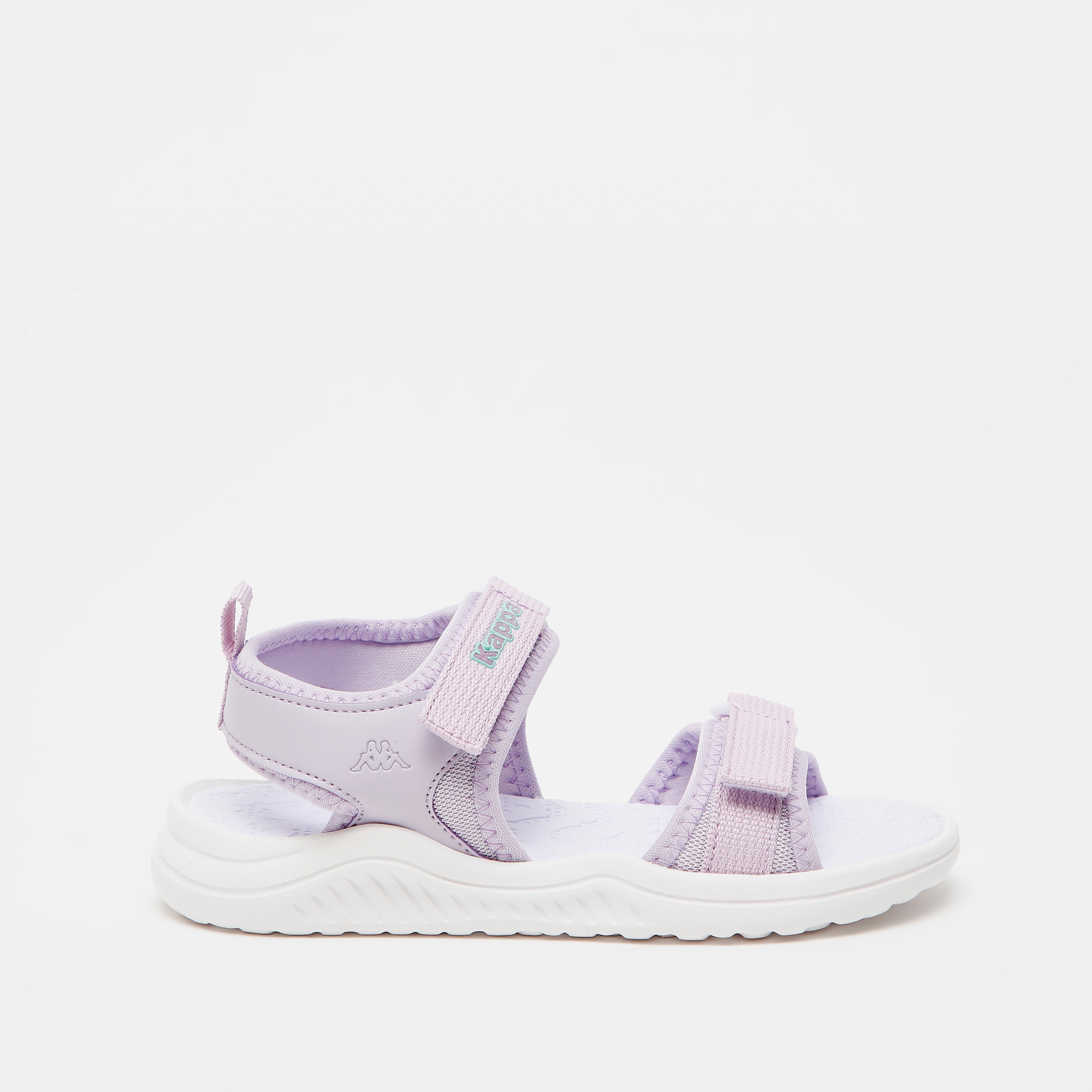 Kappa Girls' Textured Floaters with Hook and Loop Closure-girls-shoes-sandals-image-1