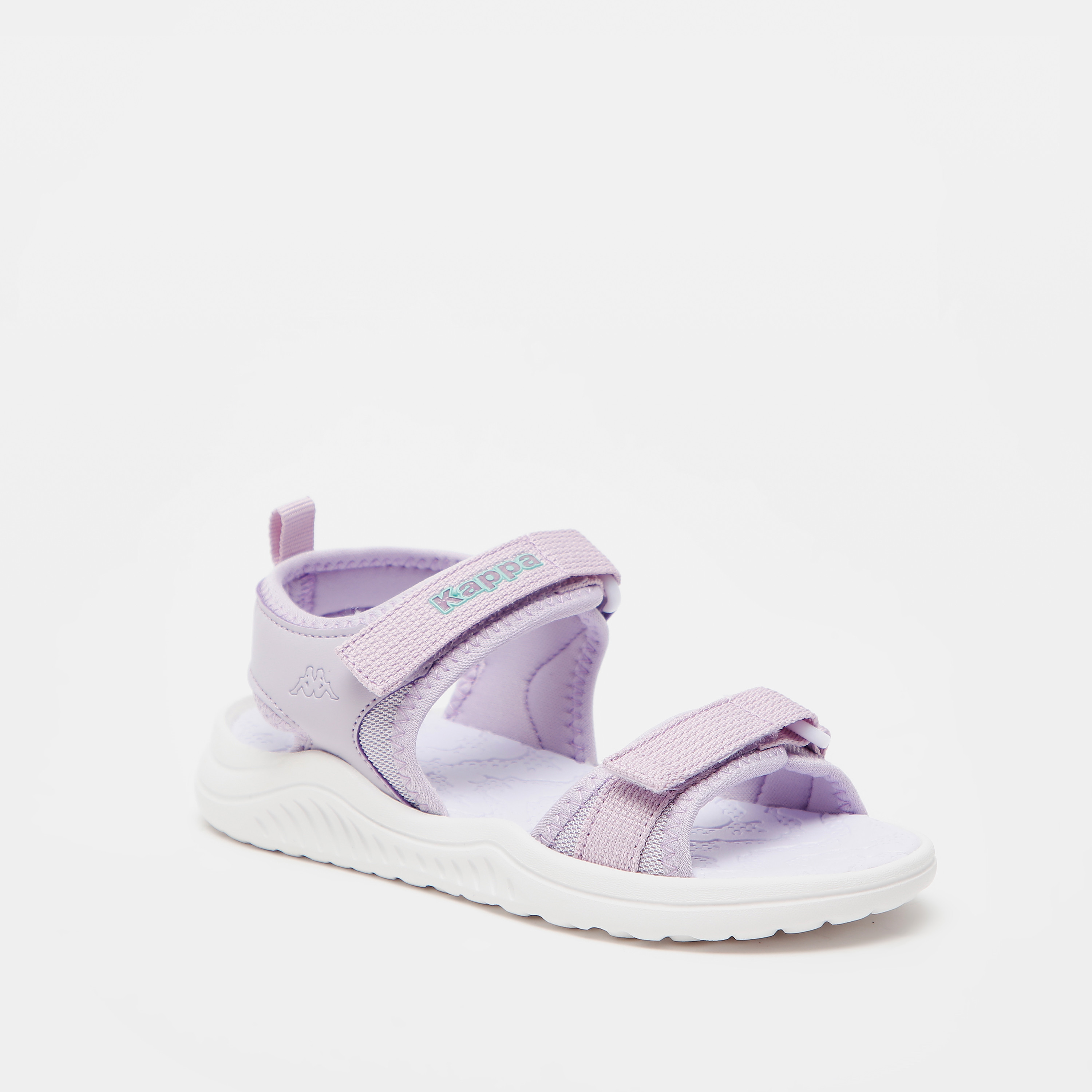 Kappa Girls' Textured Floaters with Hook and Loop Closure-girls-shoes-sandals-image-2