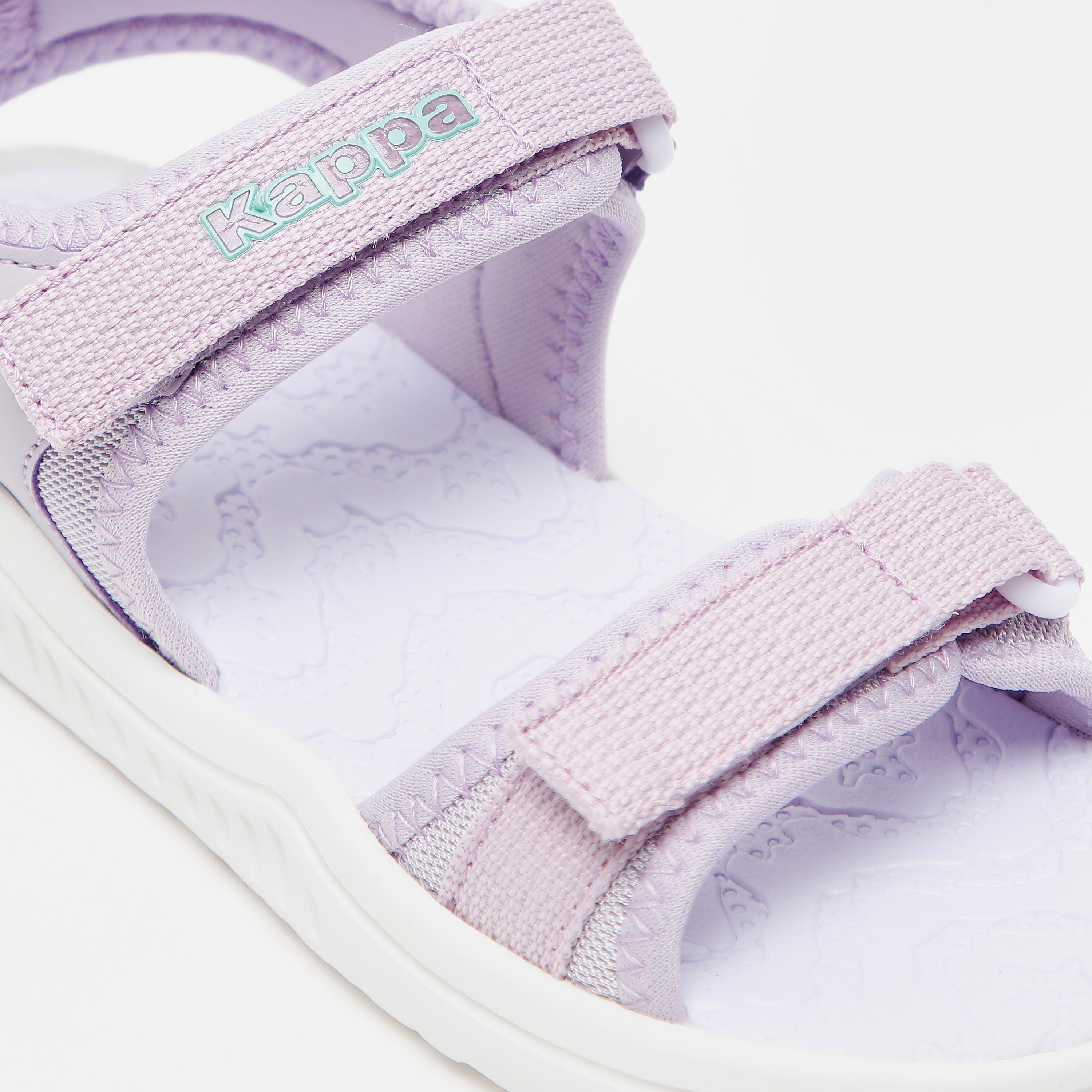 Kappa Girls' Textured Floaters with Hook and Loop Closure-girls-shoes-sandals-image-4