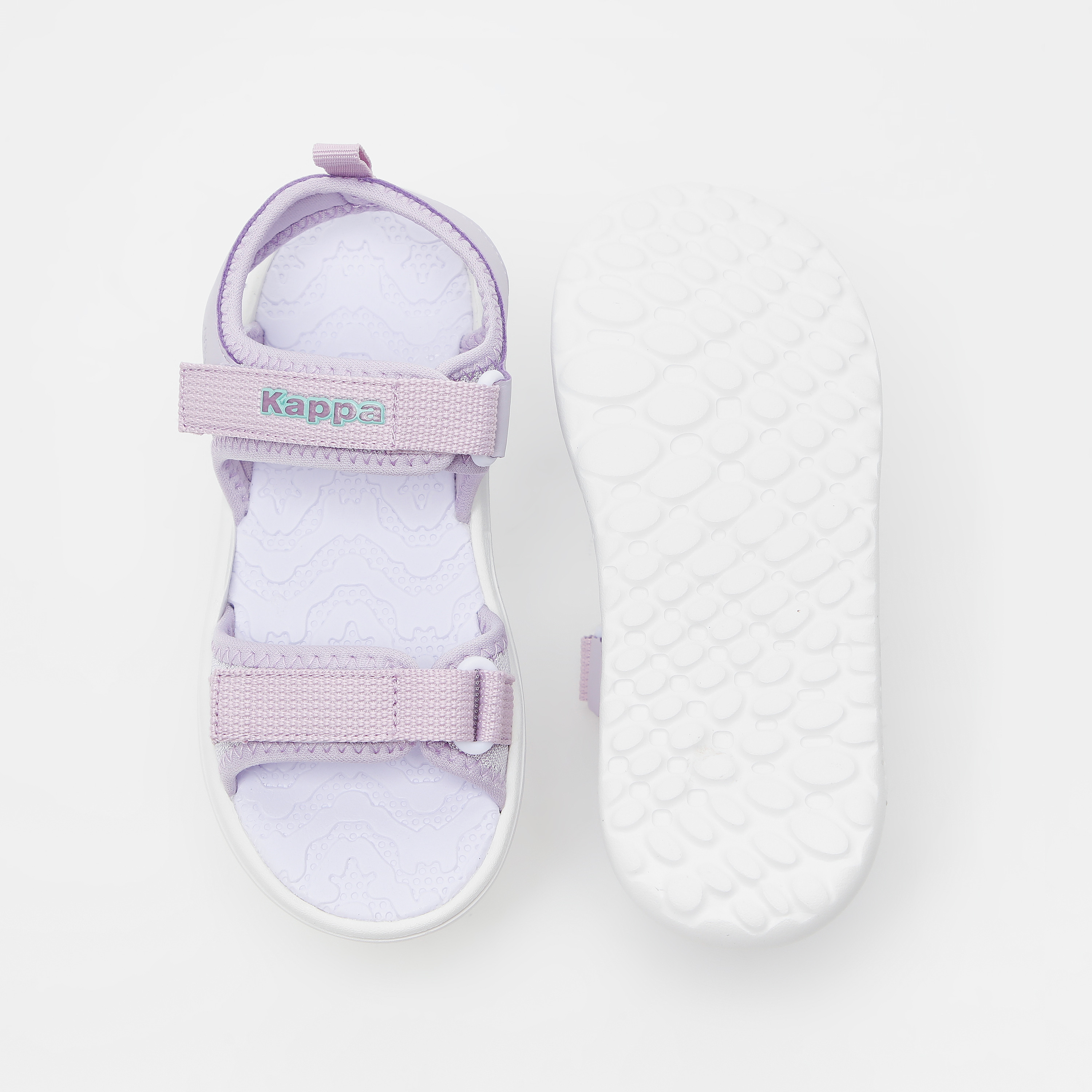 Kappa Girls' Textured Floaters with Hook and Loop Closure-girls-shoes-sandals-image-5