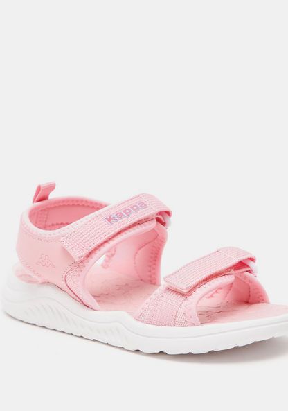 Kappa Girls' Textured Floaters with Hook and Loop Closure