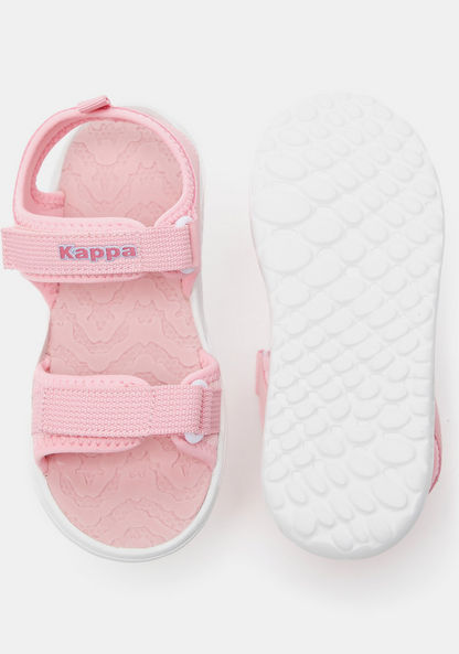 Kappa Girls' Textured Floaters with Hook and Loop Closure
