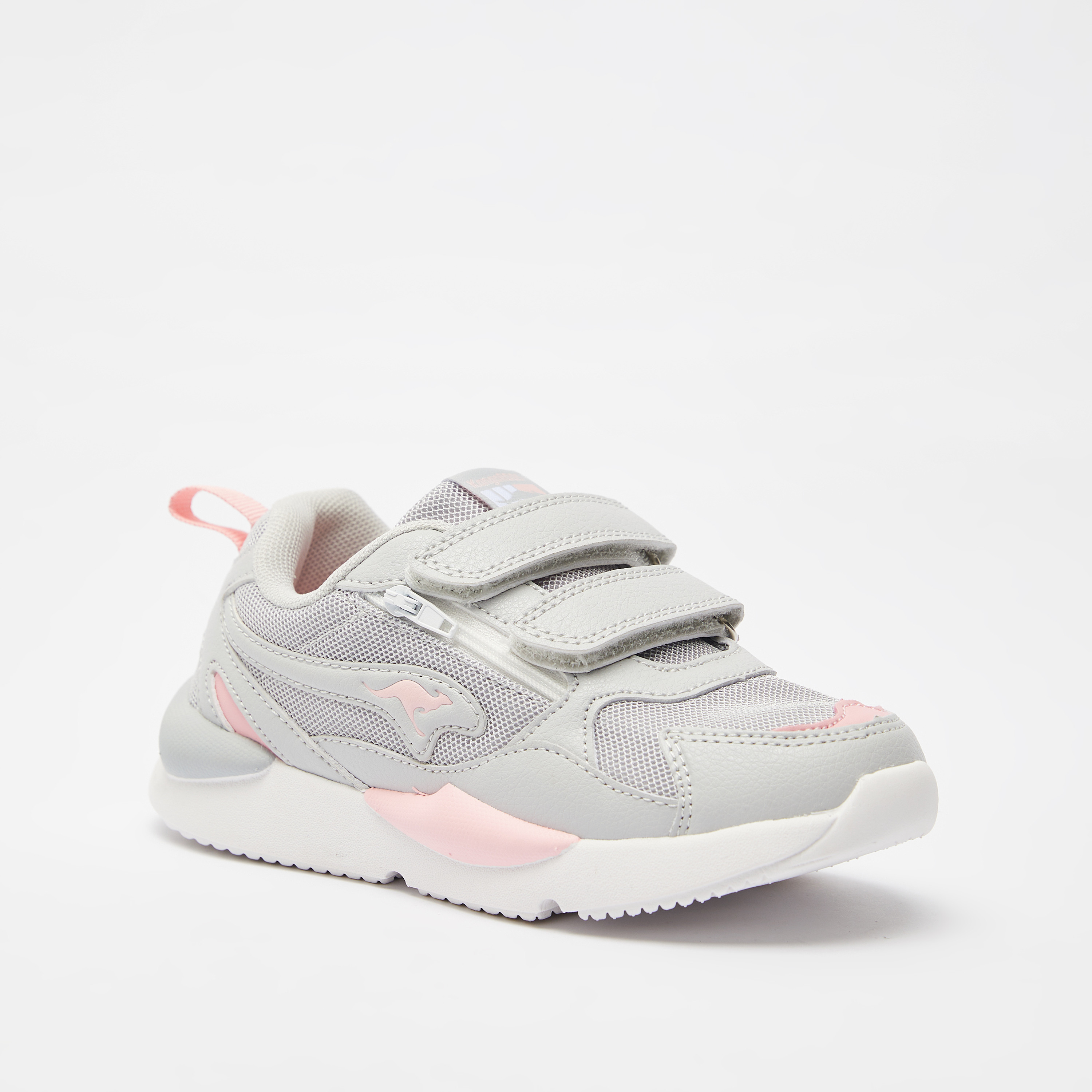 حذاء جري بشريط إغلاق لاصق للبنات من كانجاروس-girls-shoes-sneakers-image-2