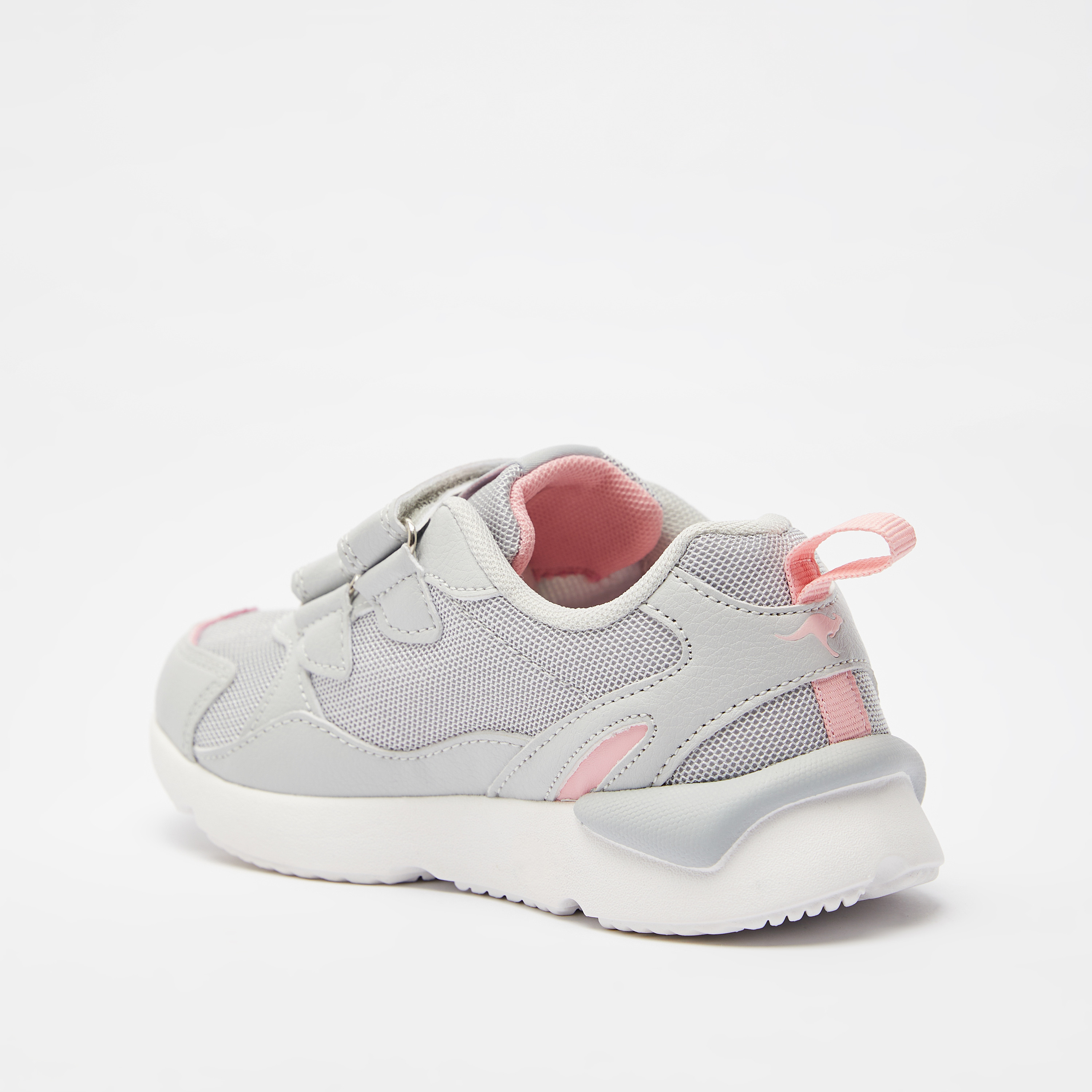 حذاء جري بشريط إغلاق لاصق للبنات من كانجاروس-girls-shoes-sneakers-image-3