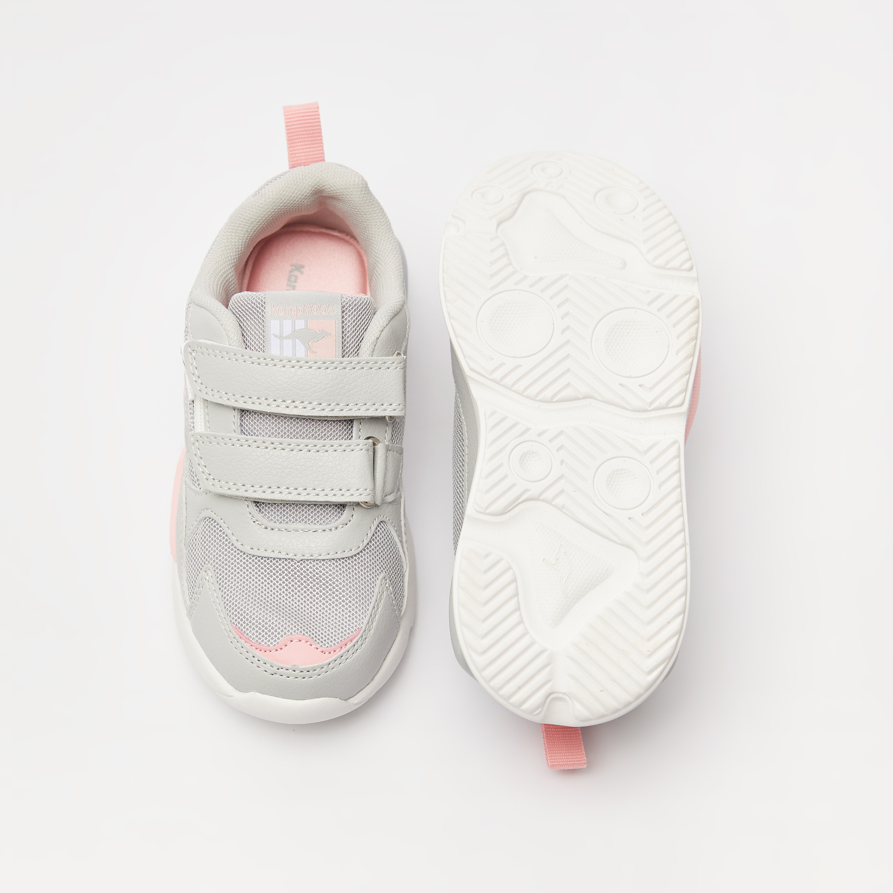 حذاء جري بشريط إغلاق لاصق للبنات من كانجاروس-girls-shoes-sneakers-image-5