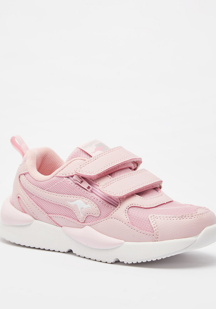 KangaROOS Girls' Running Shoes with Hook and Loop Closure-Girl%27s Sports Shoes-image-1