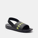 Kappa Boys' Logo Detailed Slide Slippers with Elastic Closure-Boy%27s Flip Flops & Beach Slippers-thumbnail-1