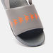 Kappa Boys' Logo Detailed Slide Slippers with Elastic Closure-Boy%27s Flip Flops & Beach Slippers-thumbnail-3